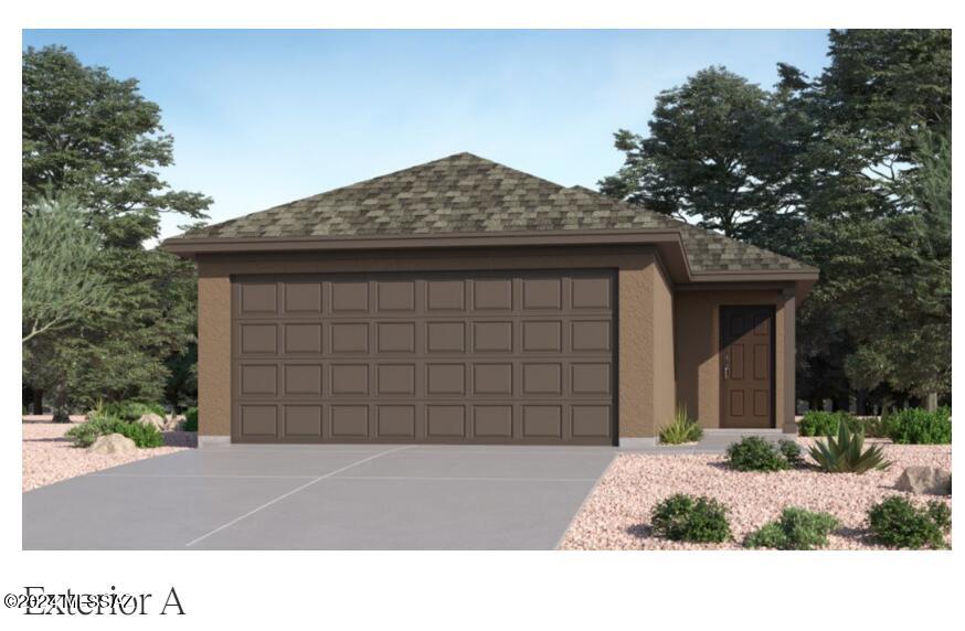 This new single-story home features a modern layout that is host to an open-concept floorplan consisting of the kitchen, dining room and Great Room. Four bedrooms are tucked away to the side of the home offering enhanced privacy, including the luxurious owner's suite with an en-suite bathroom and walk-in closet. A two-bay garage completes the home. Our homes come with Frigidaire Stainless Steel Appliances, Rinnai Tankless Water Heaters, Post-Tension Foundation, Taexx built-in pest control system, Radiant barrier roof decking, 2'' Faux Wood Blinds and more!