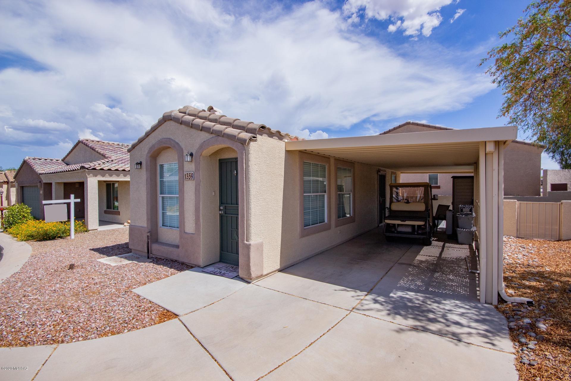 Welcome to the desirable Community of  Rancho Resort. Gorgeous remodeled home with lots of charm inside & out. Situated on a corner lot featuring soaring ceilings, handsome waterproof laminate wood plank tiled floors, soothing palette, window blinds, all brand new LED ceiling fans & lighting, water purifier and water softener. This home offers a breakfast bar, granite counters under-mount sink, subway tiled backsplash,  ALL NEW SS appliances installed in 2019 including a brand new in box microwave, & white cabinets w/hardware.  1 Large bedroom, 1 full bath w/a granite counter, interior laundry area, & ample closets.  Enjoy the backyard pavered patio, covered patio,  & shade trees. Community Pool, Spa, Putting Green, Library, & so much more. This desert gem will not last!