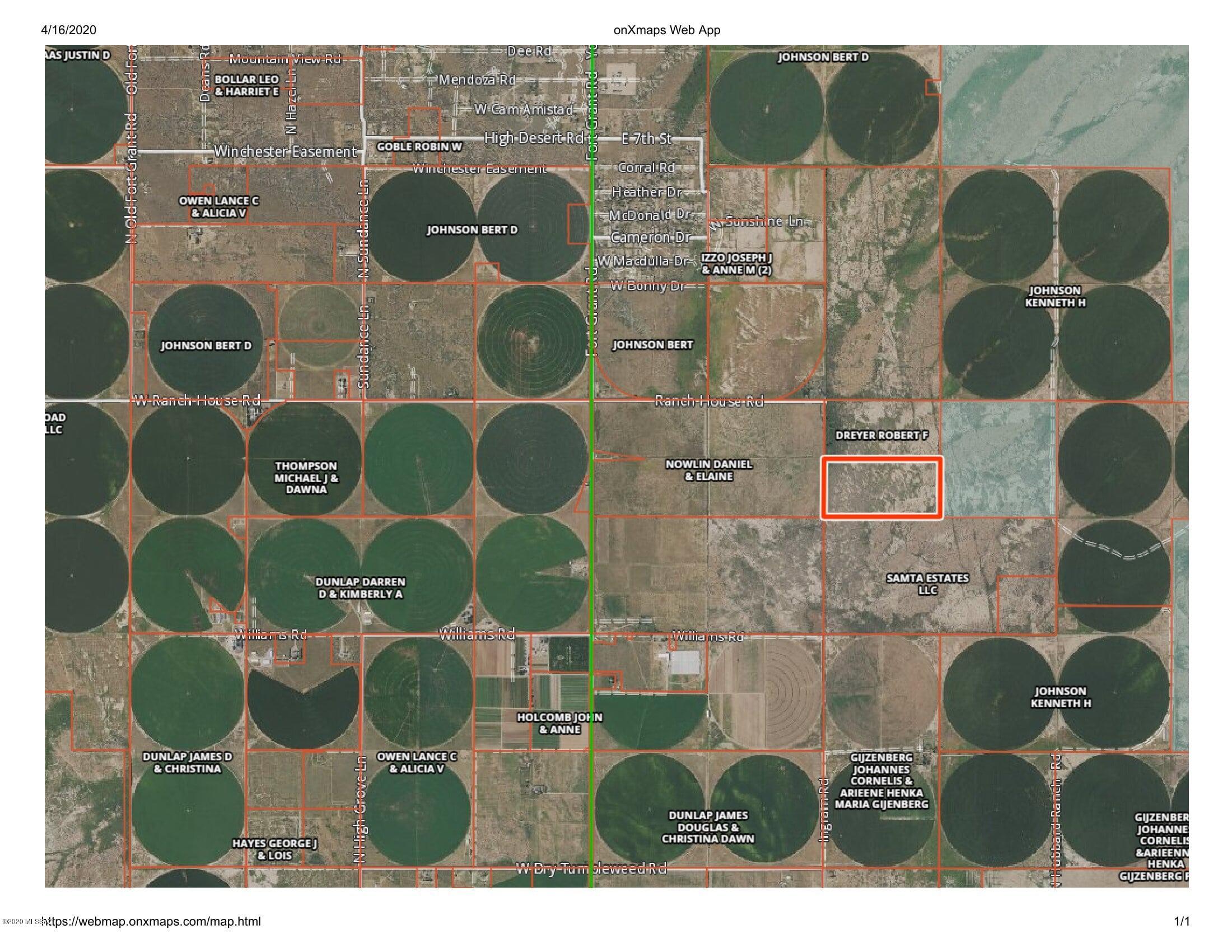 80 +/- acres of gorgeous high desert flat land, in the heart of Farm Country north of Wilcox AZ! Adjacent to State land! A great opportunity for this 80 Acres to be developed into potential farmland and AG uses. Broker has the adjacent 80 acres listed too! See MLS #22009914. Close proximity to Apple Annies Orchard.  RU-4 Zoning in Cochise County allows many AG uses.  The land is flat and adjacent to other farms. Develop your own crop farm, organic farm, livestock operation, horse property, and family homestead.  The 360 degree views are amazing. Mt. Graham and the Pinaleno Mtns to the North, Dos Cabezas Mtns to the Southeast, and Winchester Mtns to the West, . Approx 1300 ft to power.   Needs a well.   Seller Financing Available.  See the Virtual Tour for a Birds Eye View