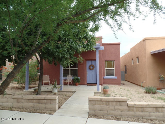 In the heart of the Civano community you’ll find this charming home. This home has beautiful curb appeal in a quiet little neighborhood featuring maple cabinets, laminate wood flooring, and a two car garage.  Enjoy all that this community offers with the farmer’s market, walking paths, pool, a park and more!  Spend a relaxing day at the Civano coffee house with an exercise studio located close by. The refrigerator, washer and dryer are included with this home.  This home can be rented for 12 months or longer.