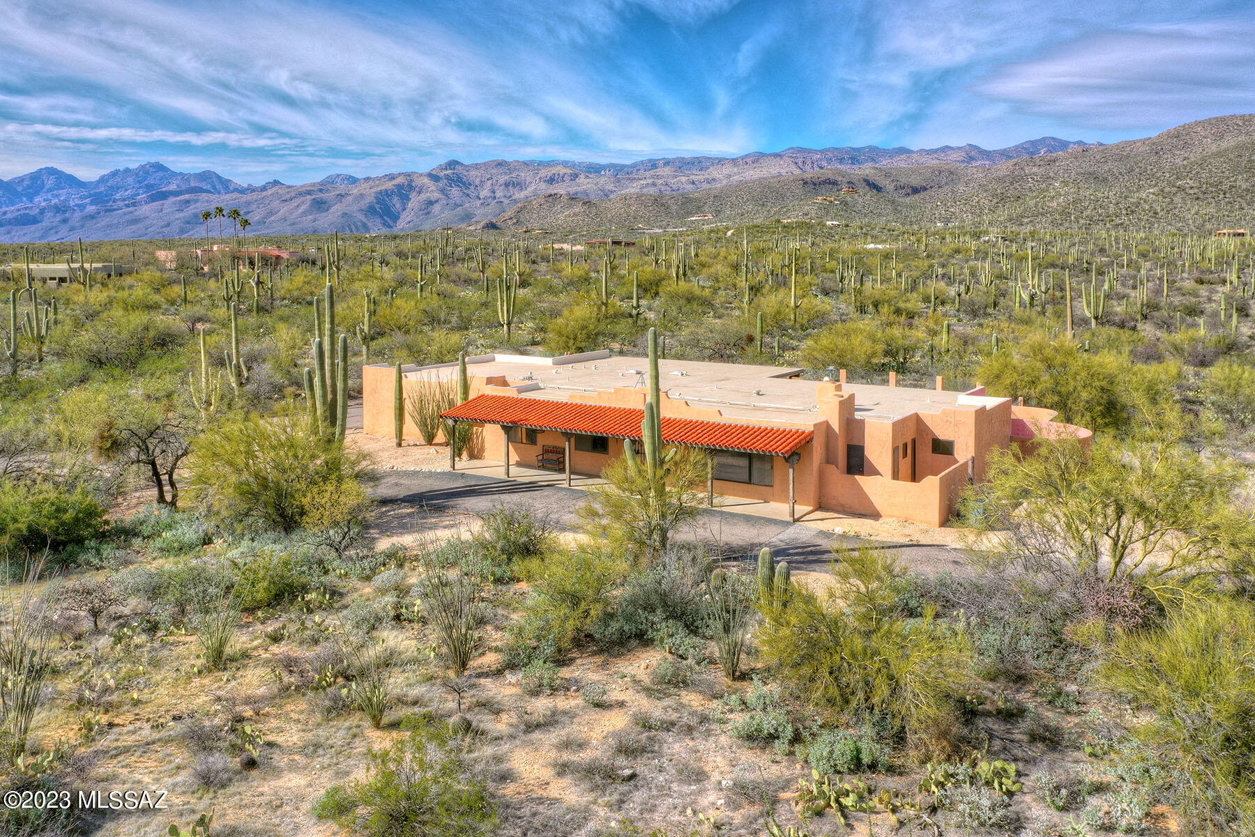 Stunning mountain views and plenty of space to enjoy it.  Located in the Prestigious neighborhood of La Cebadilla Estates on 5.6 Acres.  This property includes a 3 car garage and separate 30 ft long RV garage to store all your vehicles.  You will love the covered patio, perfect for outdoor entertaining.  Inside are 4 bedrooms, 3 bathrooms and 2 half baths. Built in 1978, it reflects that time period, but also provides a great opportunity to come in and make it your own design!  A great opportunity to create a special retreat.  Community also has a private lake for residents as well as hiking/riding trails. Home recently appraised at $750,000.  Estate Sale and being sold ''As Is''.