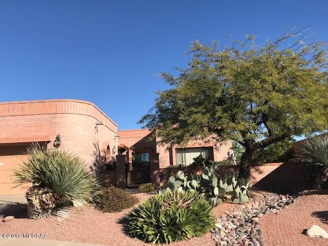 SELLER WILL ACCEPT OR COUNTER OFFERS BETWEEN $415,000 AND $430,000. The very rare San Marcos floorplan! Wide open mountain views with Sabino Canyon and expanse of the Catalinas PLUS Valley/city views for the night lights. This home has been updated almost entirely from top to bottom, gorgeous new kitchen, SS, quartz, new cabinets. New master bath, large walk in shower, separate makeup vanity, huge walk in closet. Lots of skylights for a light, bright feel. New AC 2013. Poly replaced 2011. Solar by Solar city installed 2015 (leased) with TEP current charge of $14/mo and lease pmt of $60., epoxy garage floor for easier maintenance and cleanliness. Built in storage cab in garage. Long list of improvements. Come visit and make this your new Fairfield home. Welcome Home!