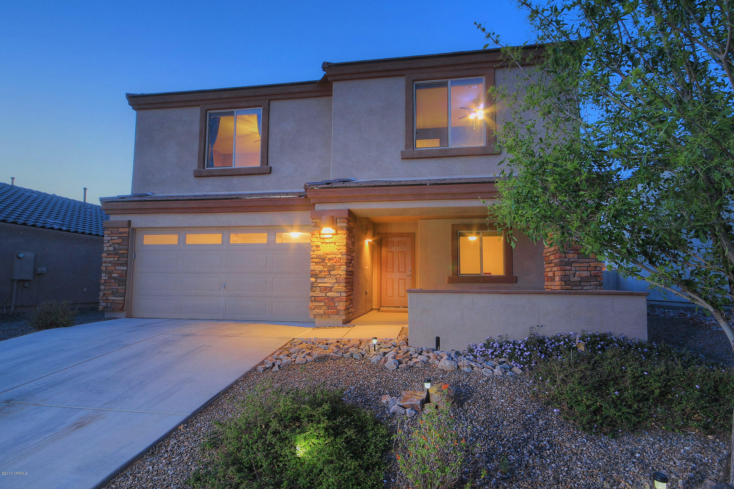 No detail was overlooked in this beautiful 3BD/3BA family home! The upgraded kitchen is a cooks dream featuring granite counter tops, stainless steel appliances, cherry wood cabinets and a walk-in pantry. The possible uses of the oversized loft are endless and it also has amazing mountain views. Don’t miss the office/den downstairs that can easily be converted to an additional bedroom. The front of the home has an enclosed courtyard with a mountain view! This gem will not last in this sought after family neighborhood.