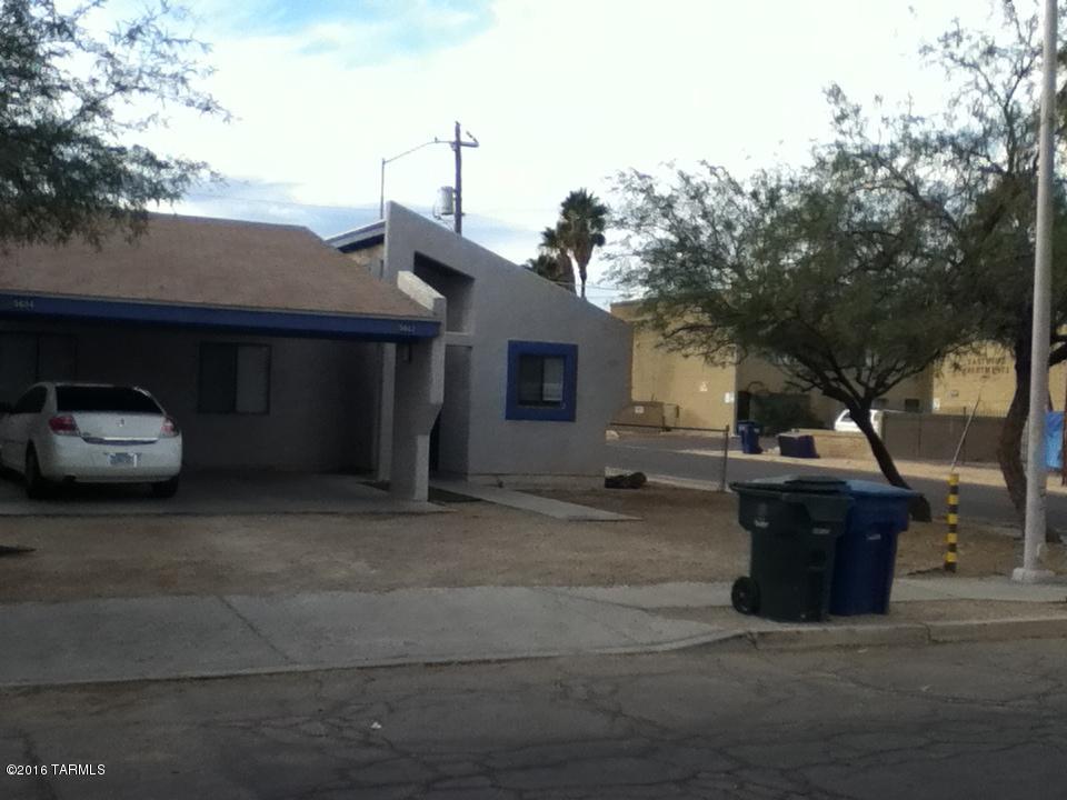 5602 E. 28th Street. Very nice central duplex with 2 BR/1 BA. Fireplace in living room, fenced yard with covered patio. Washer/Dryer hook-ups. Pets okay with $200 deposit per pet.