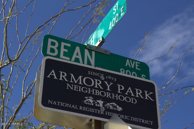 Historic Armory Park infill opportunity awaits you.... Wonderful opportunity to  build your dream home on Bean Avenue, a quiet corner of the neighborhood near so very much! A sweet little bungalow, a territorial or a tiny house awaits you on this 6443 square foot lot. Walk to all the amenities including the abundant eateries and shopping options in downtown Tucson. A great buy and a great opportunity to be downtown in the midst of it all! And with a BikeScore of 100 where can you go wrong??!!