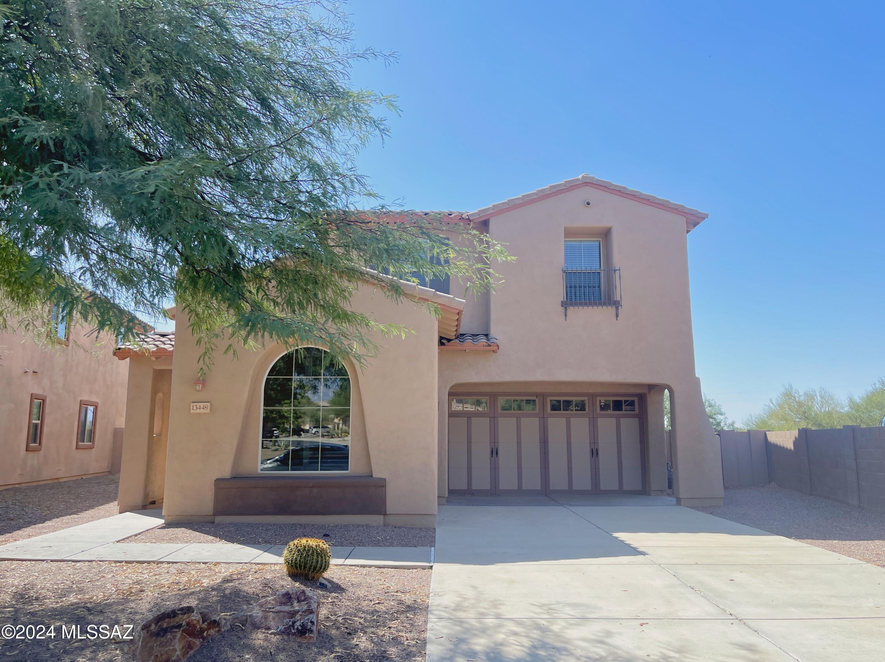 No Application Fees! Large 4 bedroom, 3 bathroom Oro Valley home located in Rancho Vistoso.  This absolutely beautiful home has upgrades throughout including tile flooring throughout the first floor with a number of designer inlays, wood flooring throughout the second floor and no carpeting, tasteful two-tone neutral, paint, upgraded plantation shutters, 20' ceilings and ceiling fans in each room. Great living space includes a family room, separate living room with gas fireplace, formal dining area and larger upstairs loft. Beautifully upgraded kitchen features granite countertops, tiled backsplash, upgraded cabinets with crown molding, large island with breakfast bar, separate dining area and all stainless-steel appliances. One bedroom and full bathroom are located on the first floor. On the second floor you'll find the remaining bedrooms including the huge primary suite with additional sitting area, private balcony access with Desert and mountain views, built-in gas fireplace, large walk-in closet, separate vanities, large Garden soaker tub and oversize step in shower.  One of the secondary bedrooms upstairs also includes a private balcony access. Large upstairs laundry includes storage cabinets and utility sink. No neighbor to the rear with great views from the backyard and balcony. Easy to maintain desert landscaping in front and back.

All Denali Real Estate residents are automatically enrolled in the Resident Benefits Package (RBP) for $55.00/month which includes Renter's Liability Insurance, Credit Building to help boost the resident's credit scores with timely rent payments, up to $1M Identity Theft Protection, HVAC air filter delivery (for applicable properties), our best-in-class resident rewards program, and much more!
