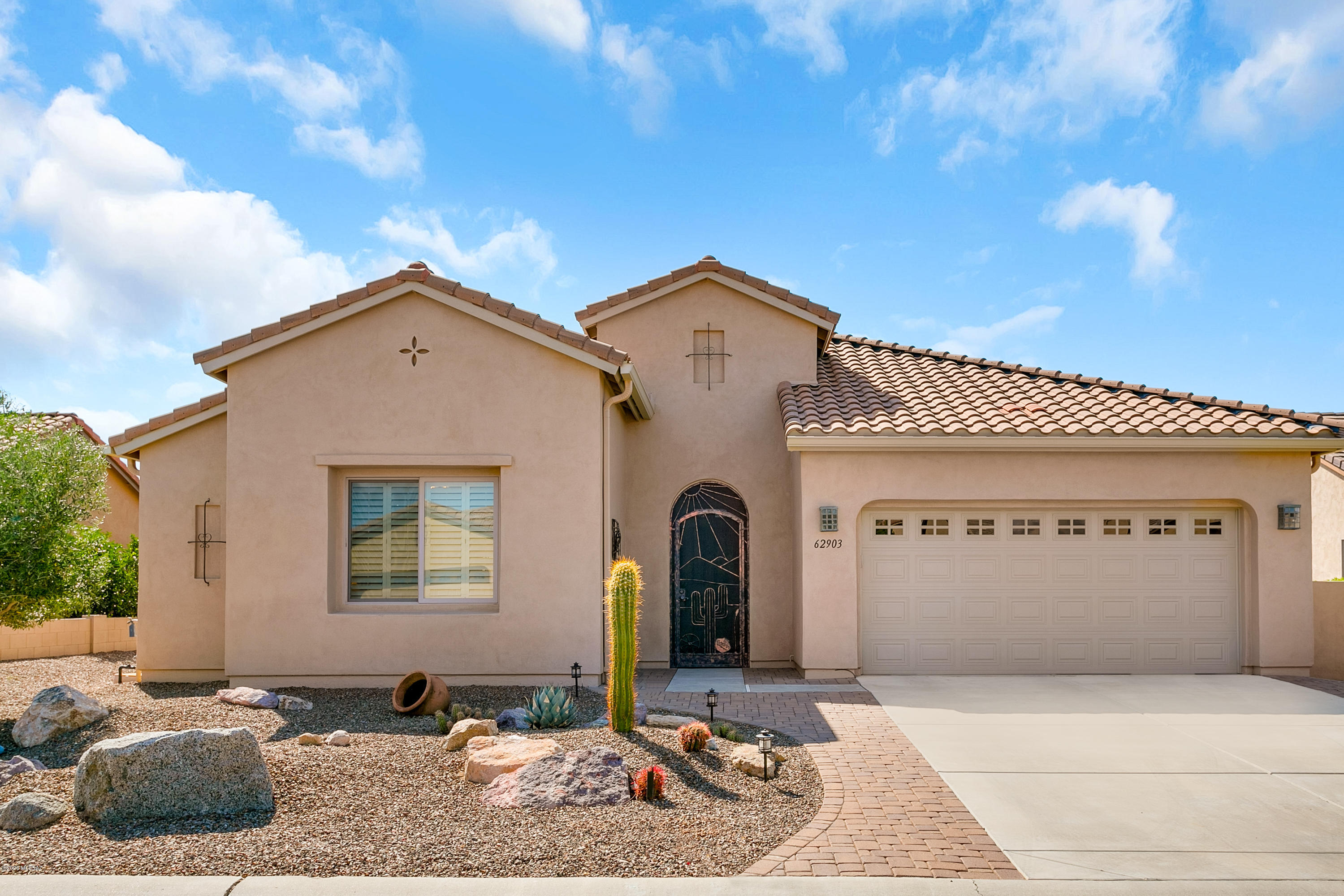 We are proud to present 2008 Strada with Big Catalina  Mountain Views. 2 Bedrooms, Den, 2.5 Baths, 2,093 SF & Extended 2 Car Garage. Modern kitchen with Granite counters, newer Stainless Steel Appliances, 42'' shaker cabinets, & pull-out shelves. Great room has a gas fireplace. Open Concept Floor Plan.  Electric Rolling Security Shades.  Dining area has large slider for indoor/outdoor living. Extended 2 car garage (25.5 ft. right bay & 33.9 ft. left bay) for golf cart or toys. Extended covered patio with firepit with conversation wall. 2020 HVAC & Exterior Painted in 2020. Just the place to call home with mountain views. SaddleBrooke is Tucson's #1 Active Adult Community with Golf, Tennis, Pickleball, 6 Pools, 3 Fitness Centers, & 5 Restaurants.
Come for a Visit and Plan to 
Stay.
