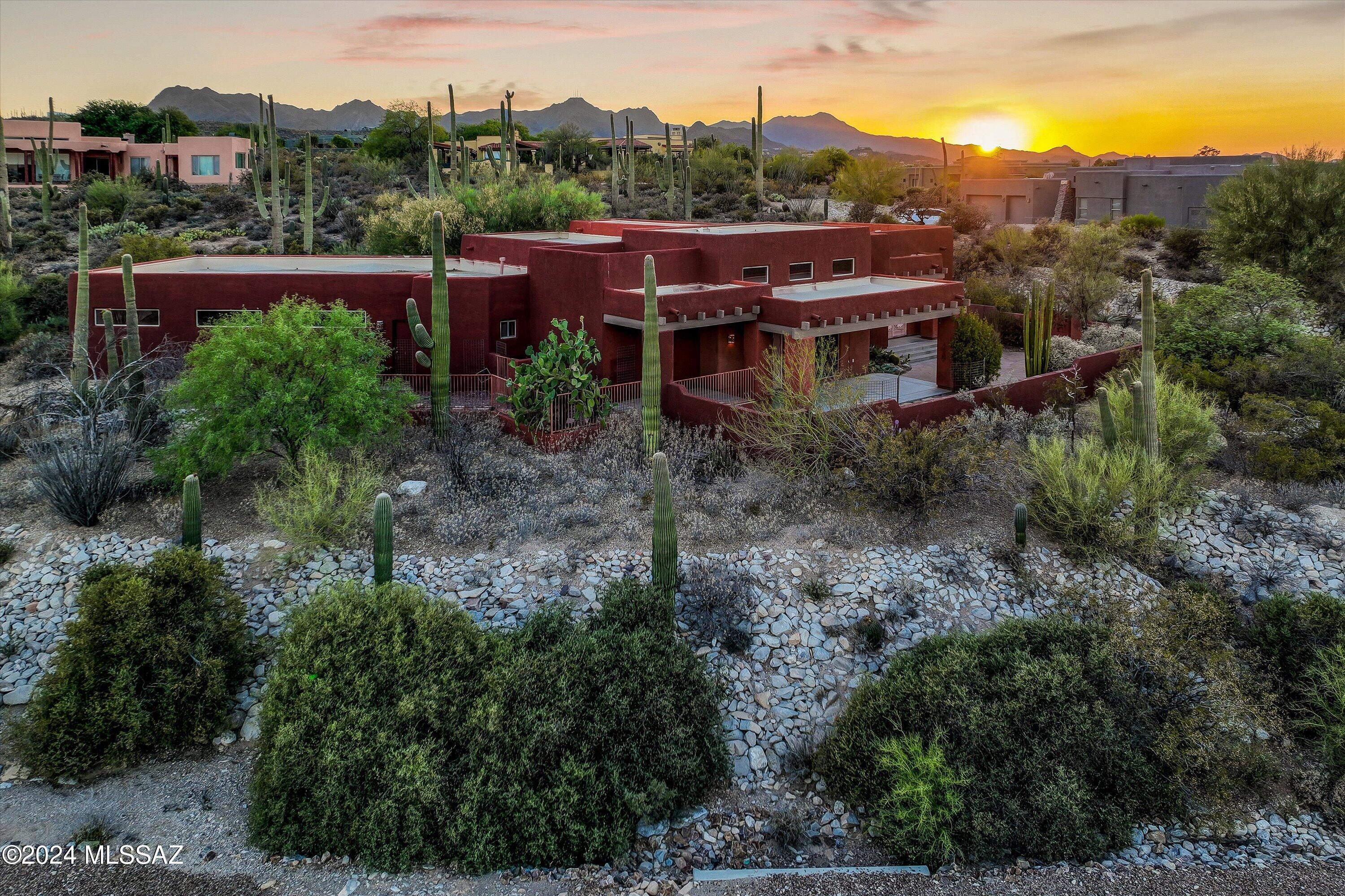 Nestled in the exclusive Tucson Mountain Foothills, this once upon a time beautiful home offers stunning city and mountain views. Features 4 bedrooms, 3 baths, and an oversized 3-car garage, this property is bursting with potential but requires some TLC to restore it to its former glory. An outstanding opportunity at an unbeatable price, this estate sale is priced to sell as-is. Don't miss out--check the comparables and see the incredible value this home offers!