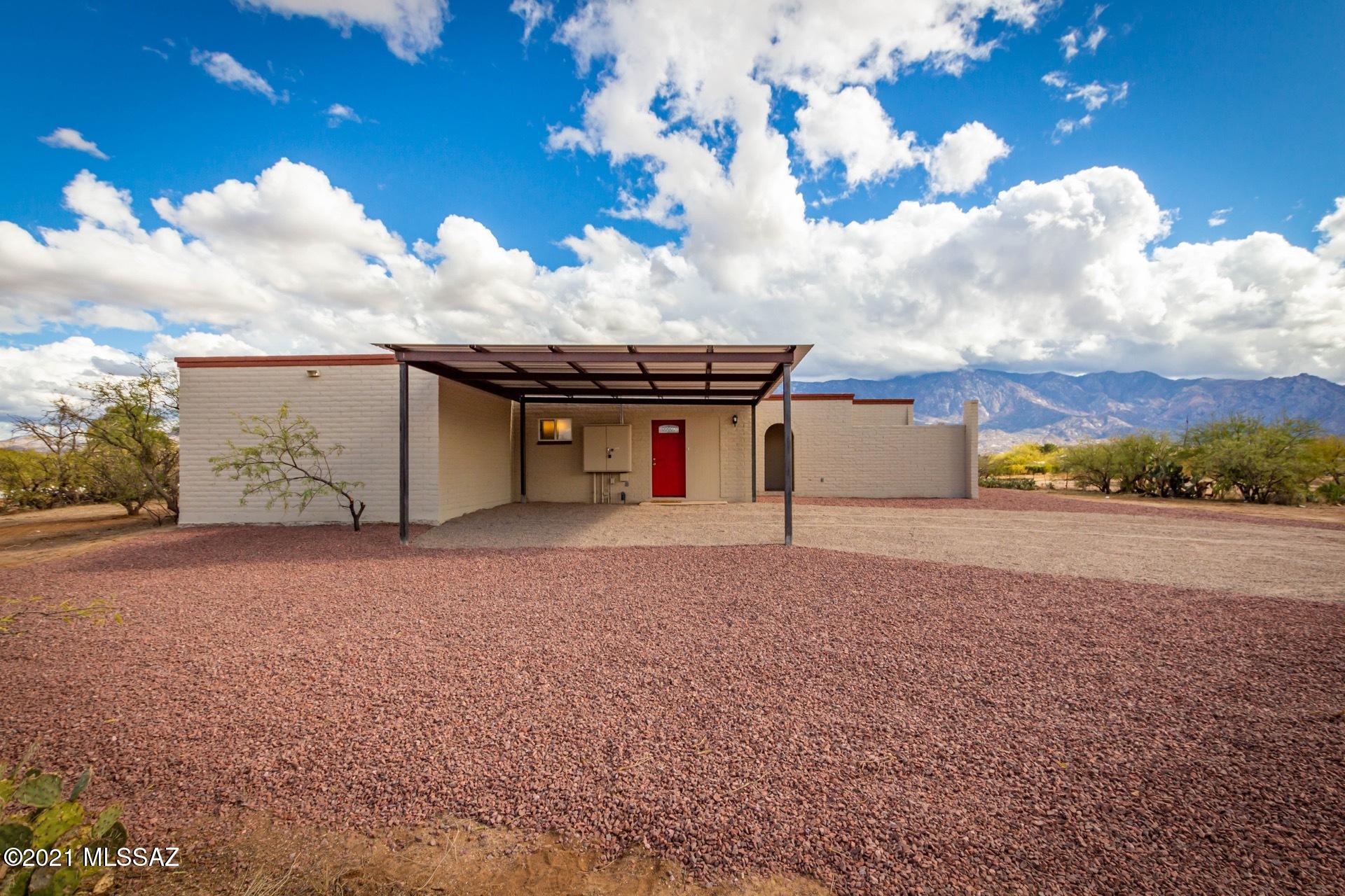 Secluded; on over two acres of land, personal well!. This home has been completely updated with Beautiful finishes New roof, AC. Upon entering the property, it has spectacular mountains views! Home has an open flowing floorplan. Eat in kitchen, modern cabinetry and granite countertops, stainless steel appliances . Open great room with dining and beehive fireplace, soothing color tones to complete this home . Generously sized bedrooms with a master en-suite,.. Enjoy time in your spacious backyard  with friends and family for gatherings. Come make this your home.