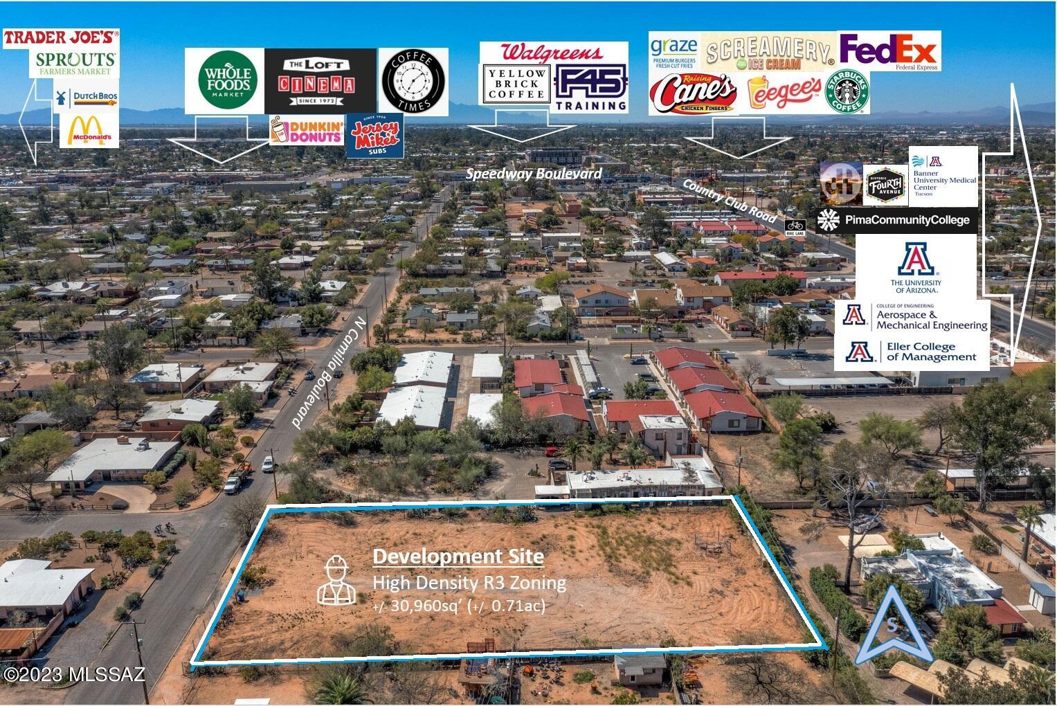 Graded and ready for development! High density R3 site includes two parcels being sold together. Total site suitable for up to 25 units at approx 30,960 sq (0.71 acres) with utilities at curb. Prime central location to build multifamily, student housing, or get creative with a tiny home or infill project. Site is comprised of parcels 122-17-3950 & 122-17-4000 - Combined as 122-17-395A. Parcel Consolidation Request Submitted. Lot Lines shown in photos are approximate, see plat map. Great amenities nearby with quick access to restaurants, fitness, University, and the Loop.