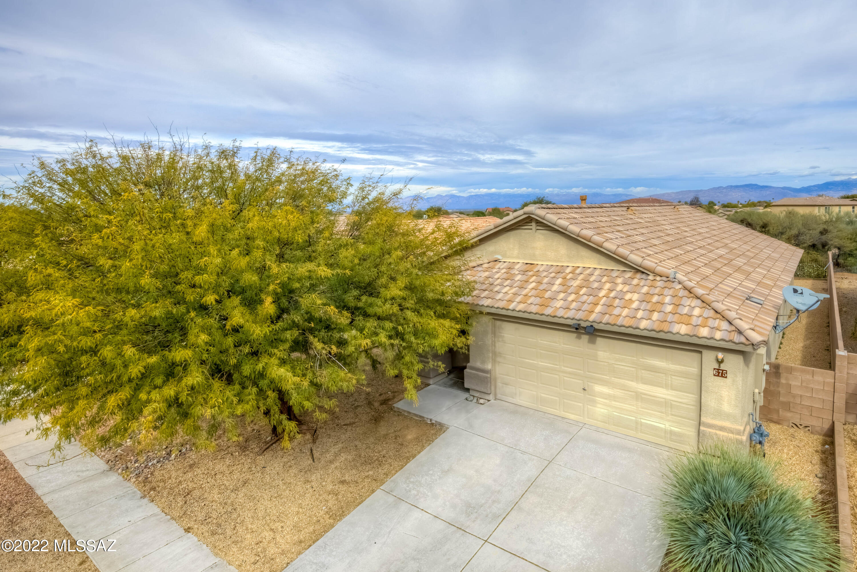 Adorable home in the award-winning Vail School District!  Located in a cozy neighborhood with an awesome park, just a short drive to shopping and restaurants.  Enter your home and find a spacious living area with kitchen open to the dining area.  In the hall there is a full bath and 2 bedrooms.  At the end of the hall is a beautiful master with large walk in closet and wonderful bath to include a nice soaking tub!  This home features a new HVAC system in 2020 to keep you cool through AZ's sunny summers!  Backyard features a covered, extended patio and view fencing, NO neighbor behind!  Come make this your home today!