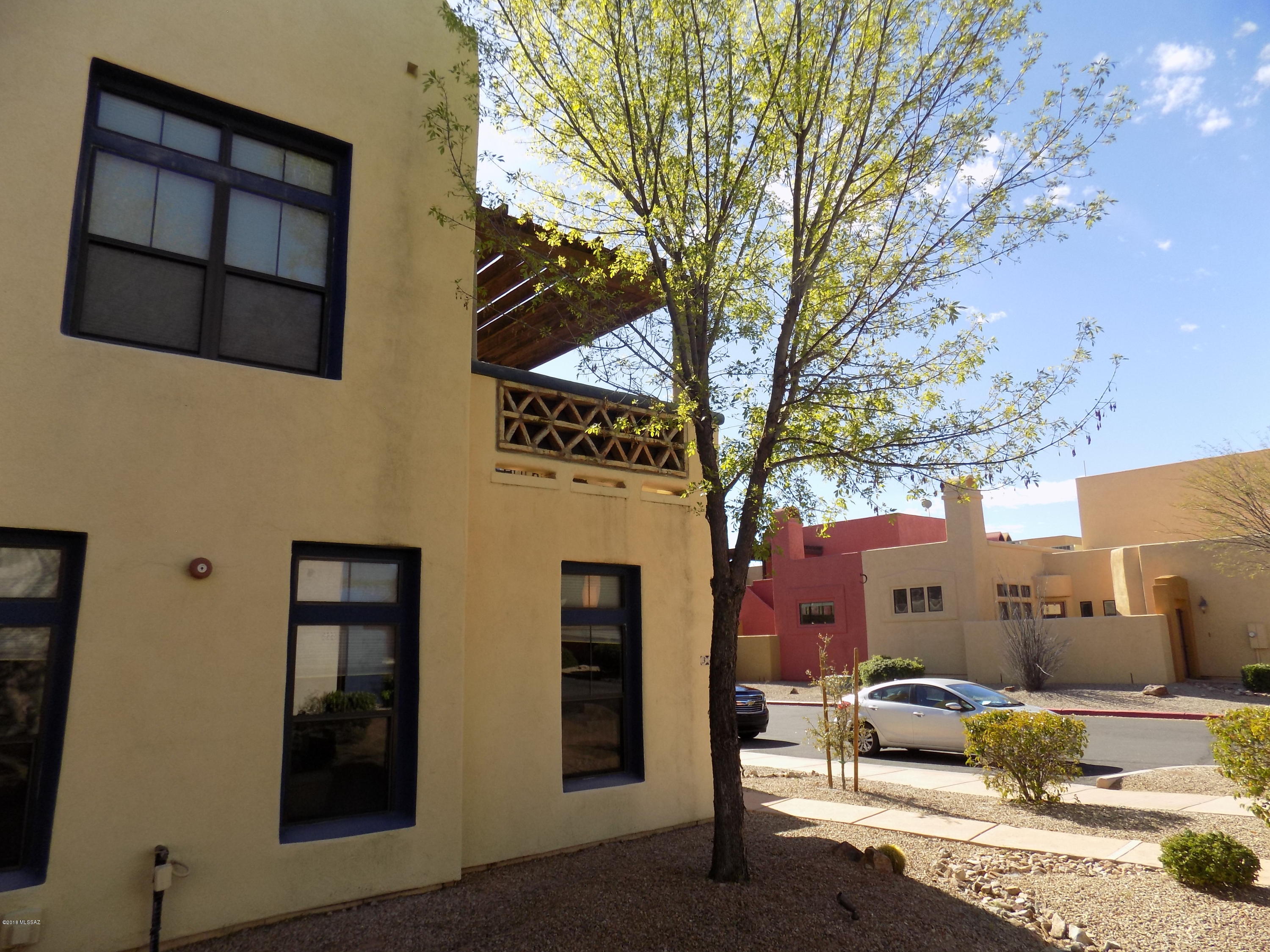 Experience this beautiful 3 bedroom, 2 bath town home in the Barrio de Tubac. The master suite upstairs has access to a wonderful balcony with a built in BBQ which is perfect for summer time gatherings and the ability to enjoy the outdoors.  Pool and spa are only a block away and for the fitness enthusiast,  the variety of classes that are offered to meet your needs.   All Furnishings are included in the sale of the home so bring your suitcase and become one of our newest residents!