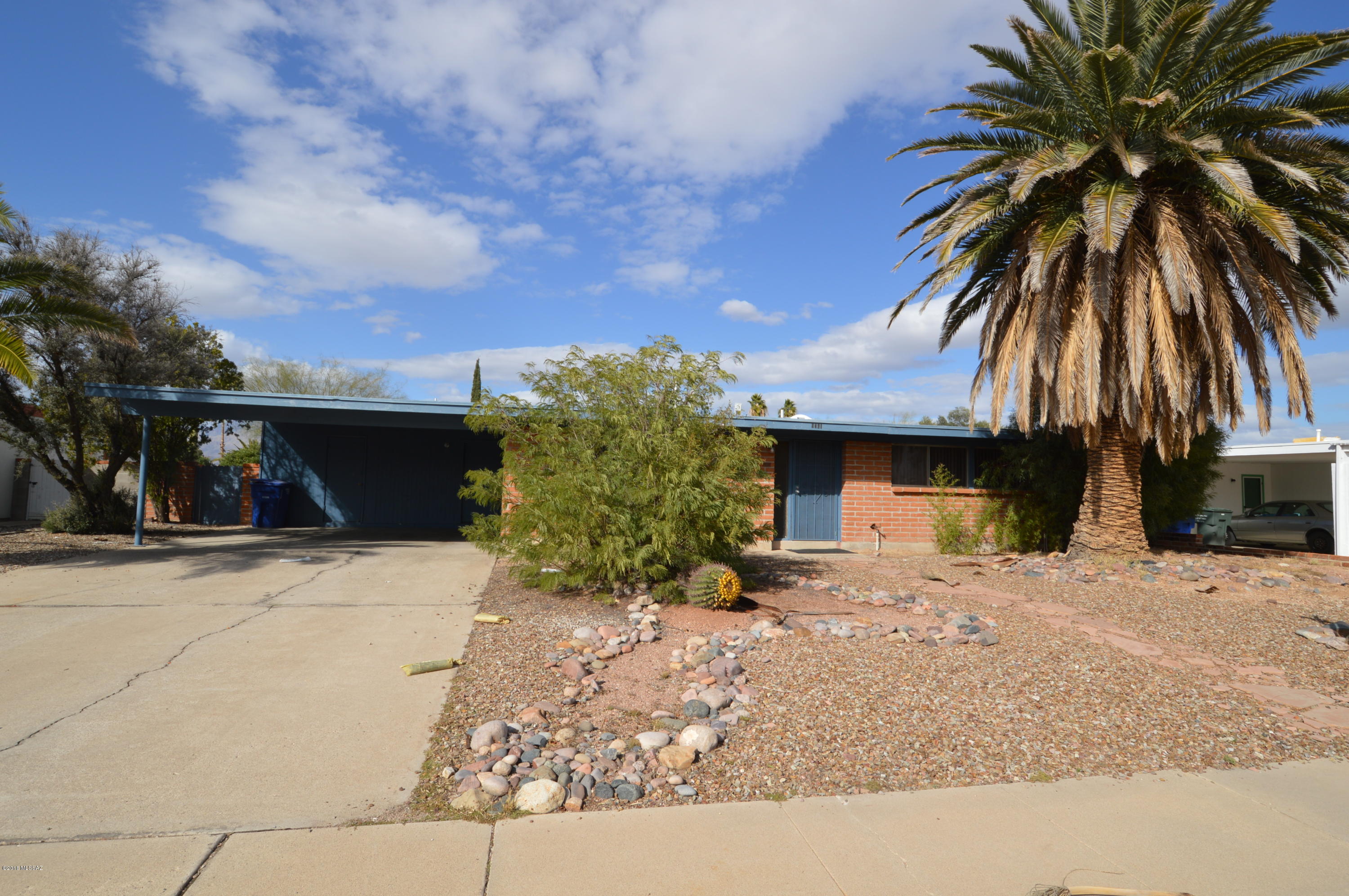 This lovely ranch style, East side home has 4 bedrooms & 2 baths. The home also features a backyard with a covered patio and a swimming pool. Low maintenance landscaping. 2 car carport. AC. Close to shopping and dining. Easy access to public transportation. located near Speedway/Harrison.