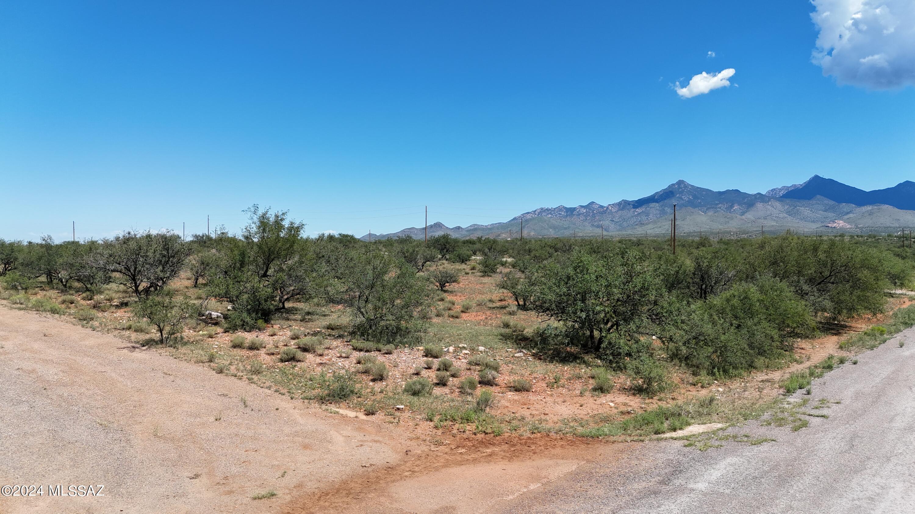 Flat corner lot.  Great views.  Villas 10 is served by electric service but there is no domestic water service.