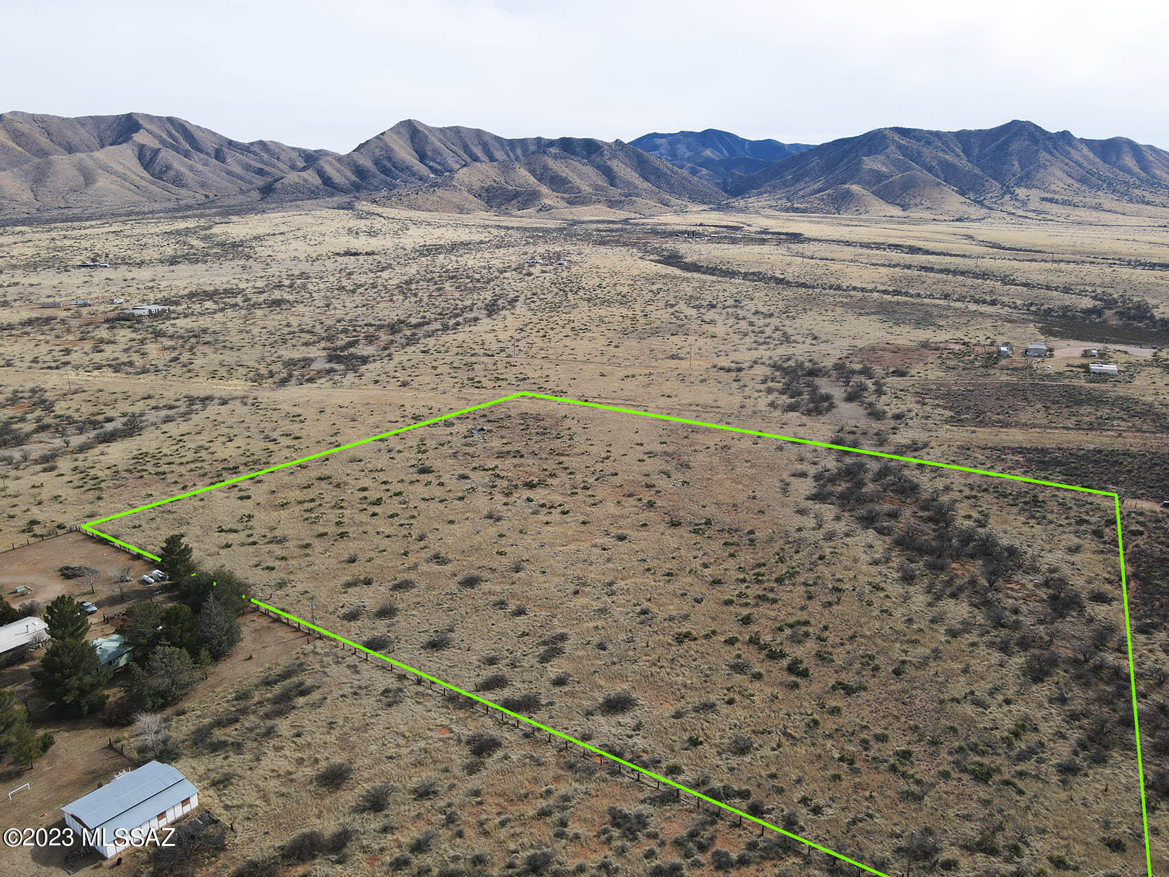 Two outstanding contiguous parcels consisting of 12.1 acres in Dragoon, just south of town at the northern end of the Dragoon Mountains. Absolutely beautiful mountain views and mild climate with quick access to Interstate 10. Gorgeous area, very close to the Amerind Museum and Texas Canyon. Thousands of acres of State Trust land touches the southeast corner of the property. Power is at the lot line and water is accessible through Dragoon Water Company, no need to drill a well. Land is fully fenced with an access gate on Jackalope Rd. Pipeline easement runs through the very southeastern corner of the property. Zoned R-18. Cochise APNs 208-78-173 & 208-78-174.