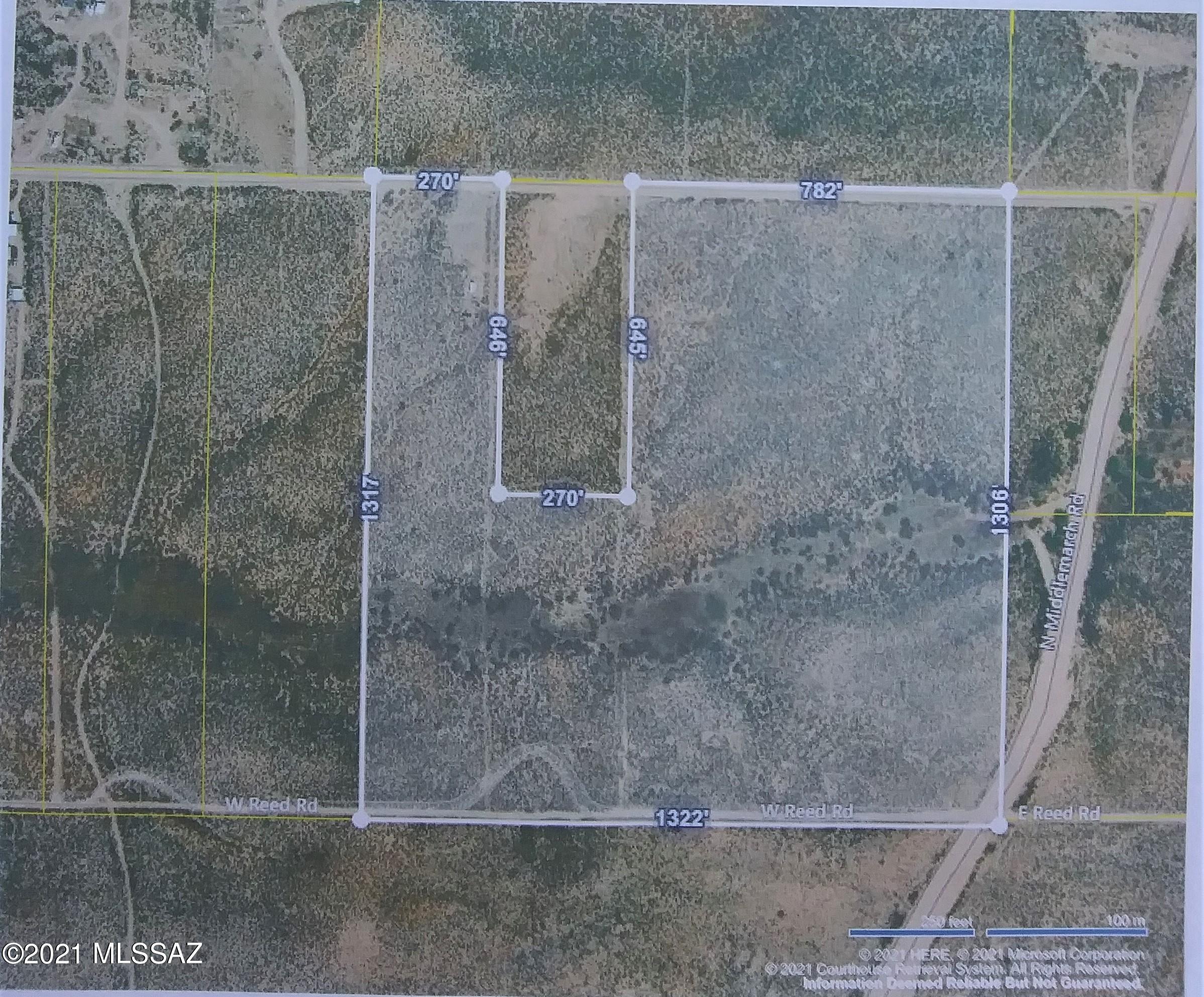 Nese Sec 26 Exc The Fllwng Des Por Of Ne Se Sec 26 Com At Nw Cor Ne Se Sec 26 Thn S89deg 28Min E269.57' To Pob Thn Cont S89deg 28 Min E269.78' S0deg 06Min W645.62' N89deg 35Min W269.78' N0deg 06 Min E646.12' To Pob & The S30' Sec 26-19-22 35.092Ac    Also has access off Fuller Ranch Rd.   Great location.  Abuts gov't land to the south.  Print out the listing photo to find the correct property boundaries.  Seller inherited the property.  SE corner appears to be in Middlemarch Rd.  Structure in NW corner of property transfers AS-IS. No SPDS.  Seller is  Licensed Az Real Estate Agent. SUBMIT.