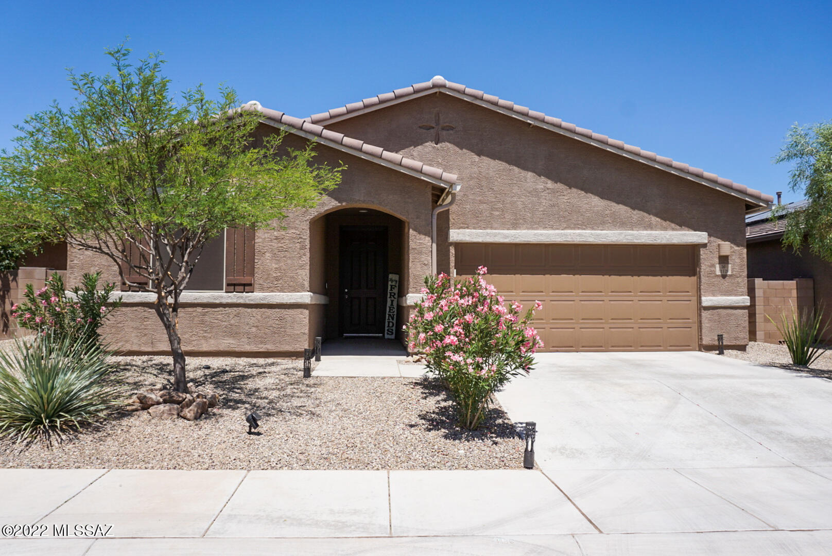 PAID SOLAR PANELS.  27 panels installed. Spectacular home with many custom touches. Open floor plan with kitchen island and beautiful cabinets and
stainless steel appliances. Wood like ceramic tile throughout living areas and carpet in bedrooms. Great master bath with custom walk in shower. Ceiling fans through
out home.  Fully landscaped back yard with natural turf and flower beds. Extended garage for storage or work out area.