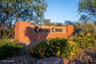 Gated neighborhood! Outstanding views on 4.38 acres in the master planned community of Coyote Creek. Become the newest member of the this elite neighborhood. Equestrian center, recreation center, miles and miles of dedicated trails. 2 miles from the Arizona trail, 25 minutes to major employers