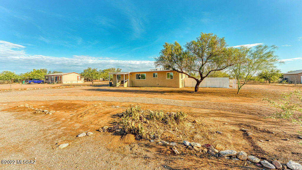 Beautiful fully remodeled home in the lovely Blanco Estates neighborhood. This great ranch style home will appeal to buyers looking for land, privacy, & a home with all the modern touches. It sits on OVER an acre of land, and with a half circle driveway, a private easement, & separate utility lines for an RV or second residence in the back. On the inside you'll find three spacious rooms, & two pretty baths to unwind in. Also, a modern open concept with wood like flooring, double pane windows, & a light color palette. Enjoy the central heating & cooling system, & the convenient indoor laundry too. The kitchen is natural wood with sparkling granite & SS appliances for the chef at home. On the outside you have a workshop for projects, & plenty of space to host guests. Priced to sell. Get in first and don't miss it!