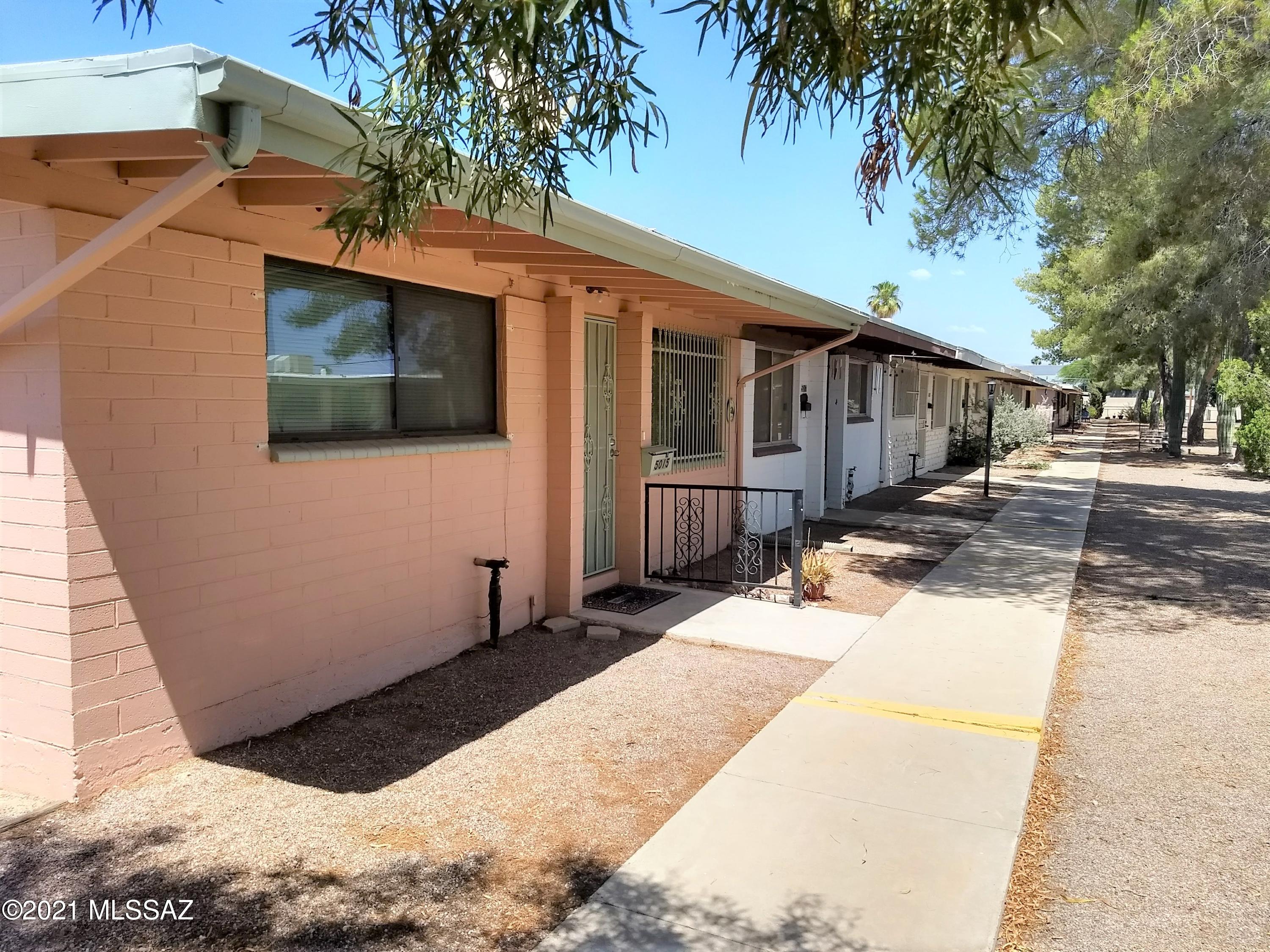 Contact Maryann to view. 520-971-3435
Awesome townhome in a great location. Priced to sell.  Close to park, Community Center, transportation and shopping.  Brand New AC/gas pack. Updated kitchen and bath.  Walk-in tiled shower.  Dual pane windows. Ceramic tile throughout.  3 skylights. Ceiling fan.  Huge laundry room. Storage room that can be used for work shop.  Covered patio.  Brick paver courtyard. Carport with locking rolling gate.  Low HOA that maintains all common areas.  LISTING AGENT IS RELATED TO THE SELLER