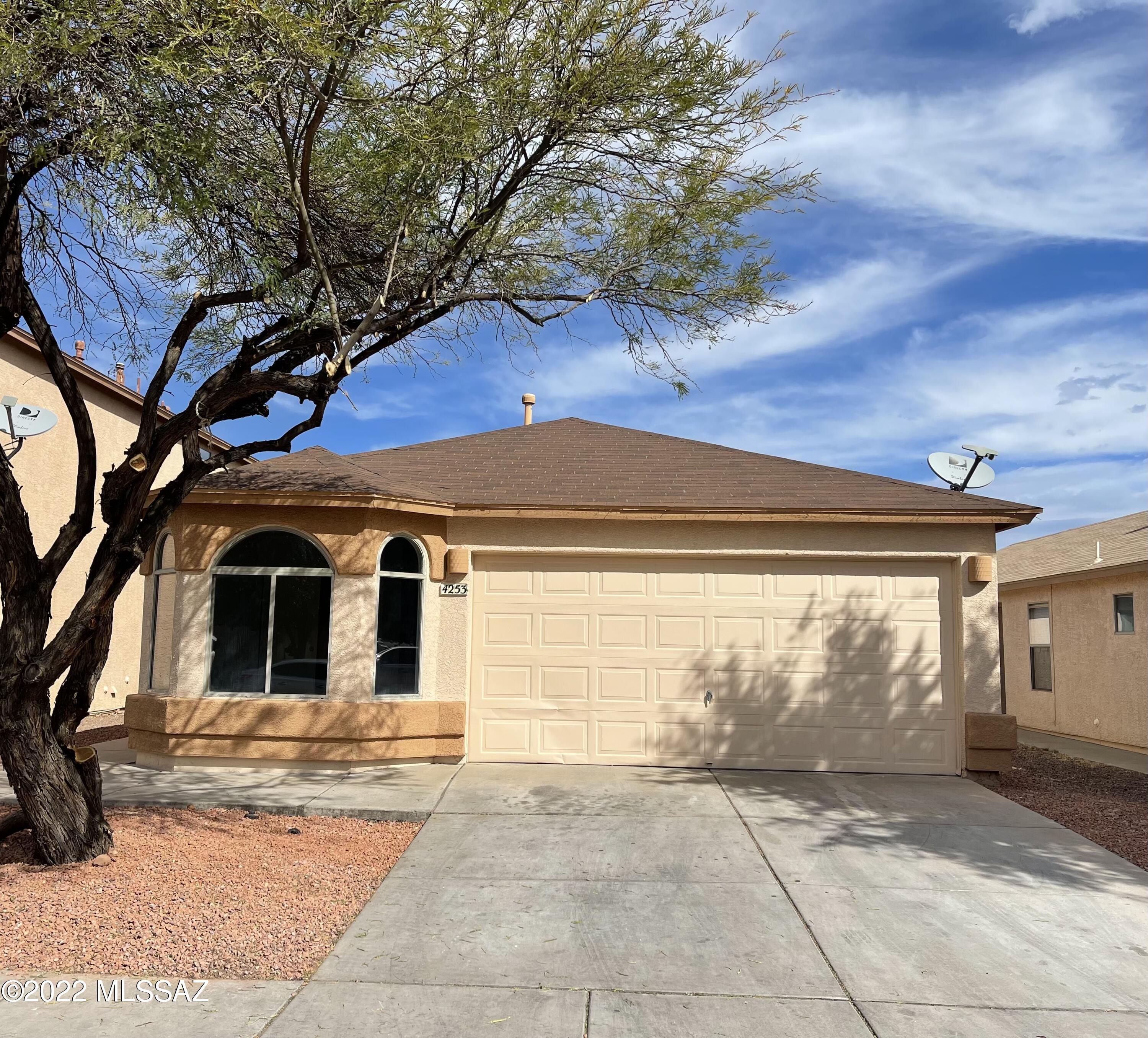 This 4 bedroom 2 bath home located near I-10 and the International Airport awaits your review. It's within walking distance from Desert View High School and lots of restaurants. You'll love the open floor plan and the high ceilings. It also has new carpet, new laminate flooring, new paint inside out and new toilet in hallway bathroom. This home is great investment opportunity.