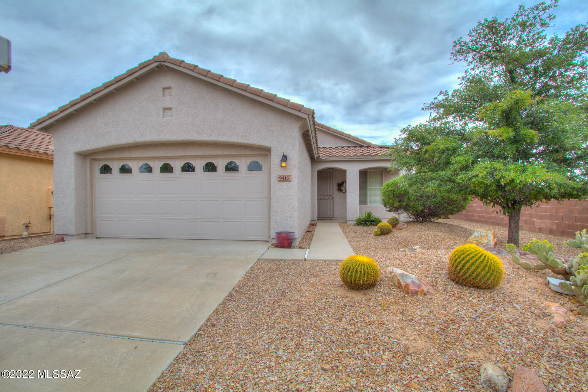 This premier Del Web active adult community of Sunflower in Continental Ranch has everything you would want, including this special 2BR, 2BA home with views galore.  Whether you are enjoying cooking in the kitchen, enjoying the covered patio, relaxing in the spacious great room, or reading in bed, these rooms have a view that won't disappoint. Beautifully landscaped and next to open space on two sides, this home has been lovingly cared for.  Master BR includes an en-suite with walk-in closet. The second bedroom boasts double doors which could be used as a Den/Office/Craft Room. A second bath right across the hall lends privacy to your guests.  Move in ready, so pack your bags.