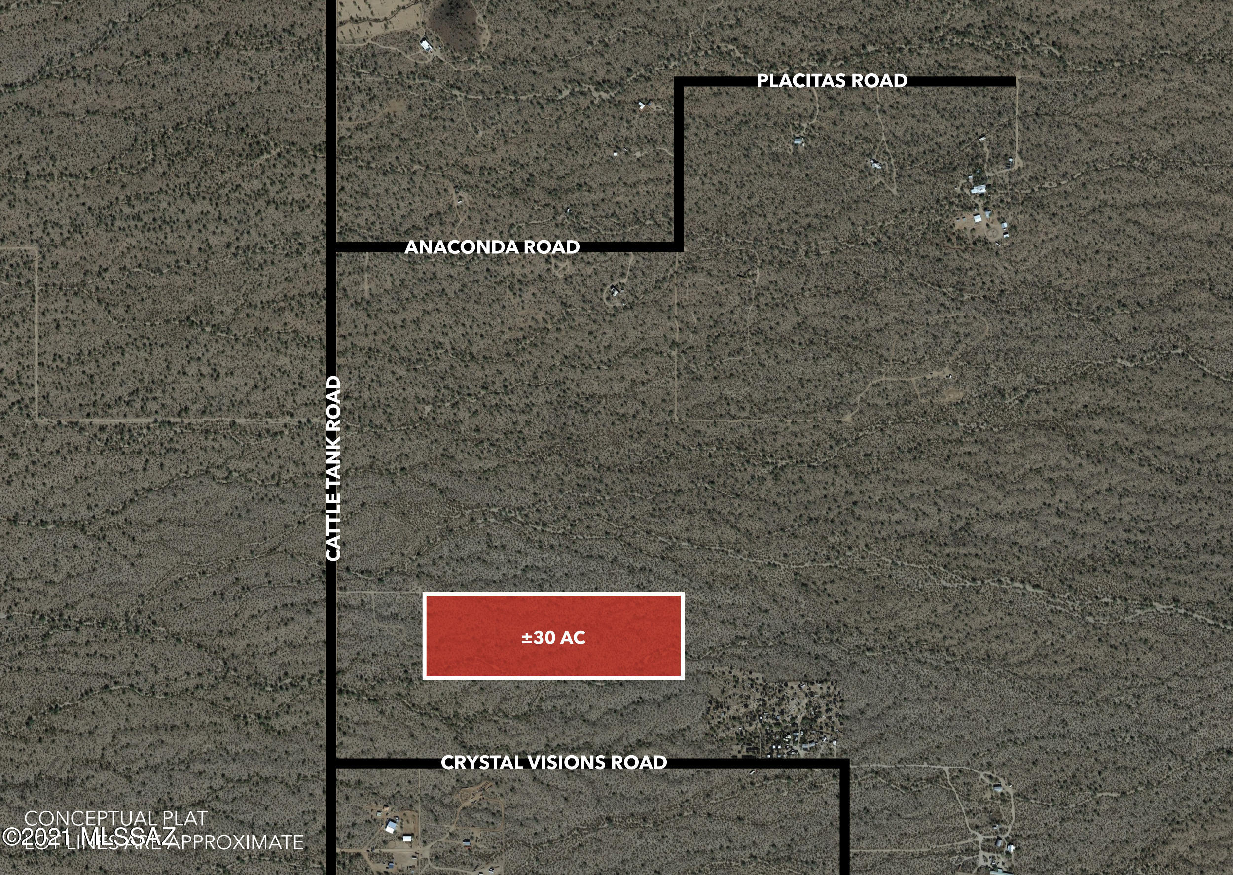 +/- 30 acres in Pinal County near MARANA and RED ROCK!! Only $5,833 per/acre. Zoned GR in Pinal Co. Possible Development opportunity for a return on investment. NEW PAVED ACCESS on Cattle tank rd. and Power near by! Growing area near the Tortolita Mtns that allows easy access to I-10 at the Marana exit from Tucson. Go to Phoenix by way of Park Links Red Rock Exit. Head for Hwy 79 and Catalina and Oracle by way of recently paved Cattle Tank Road to Park Links. Live in the beautiful Sonoran desert! Have your own ranch and let your horses roam.. This is flat land with lush vegetation and small wash and wildlife! Diverse Sonoran vegetation such as mesquites, BIG SAGUAROS, chollas, and many more. Wonderful views of Owl Head Buttes, Tortolita Mountains, Picacho Mtns and Peak. See virtual tour