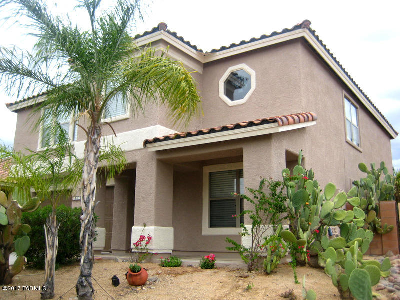 Beautiful 2-story home in gated Villages of La Canada. Bright and open floor plan with fresh paint throughout. Two living areas down stairs with loft and bedrooms upstairs. Open concept kitchen with recently refinished cabinets and stainless steel appliances. Exterior includes conventional pool and spa, fresh exterior paint and landscaping. A/C unit recently replaced. Must see.