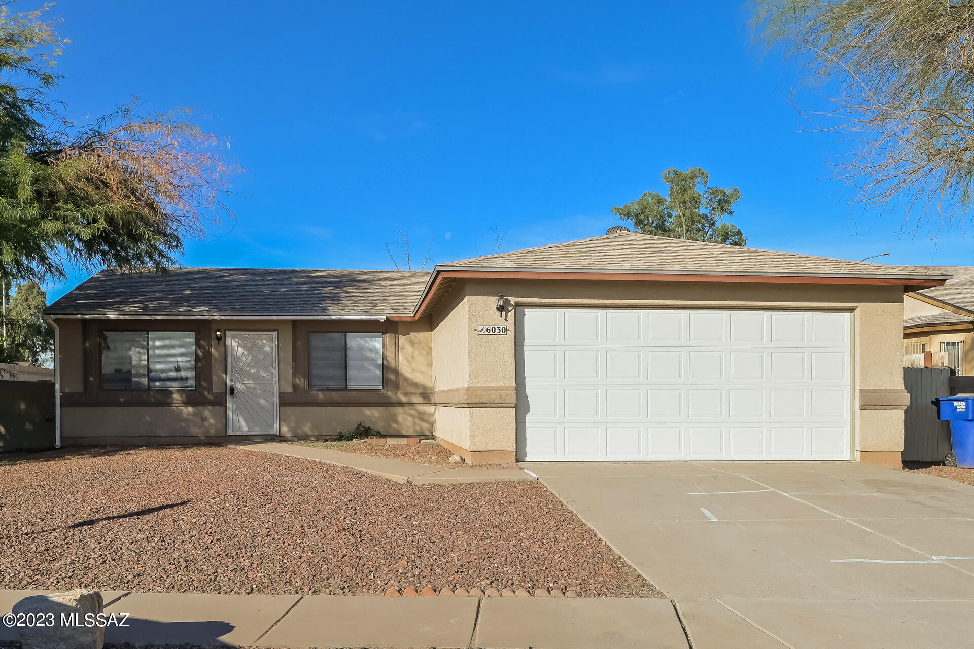 Live the good life in this 3BR 2BA home. As you enter, you are met with an abundance of natural light highlighting the tile flooring that stretches throughout the comfortable living space. The kitchen features stainless steel appliances and a stylish countertop. Each bedroom features generous closet space and a neutral paint palette. Take a step through the sliding glass doors to find a sizable patio overlooking the desert landscaping in the backyard. Deposit determined by credit score. Applicant to verify school. Renter insurance is required. Landscaping and pest control are Tenant responsibilities. The property allows self-guided viewing without an appointment. Listed rent does not include applicable taxes.