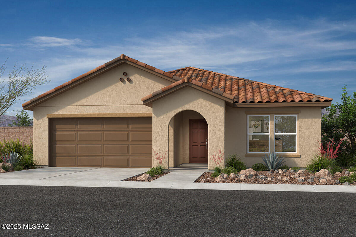 Brand new community in new Mandarina master plan. This single-story home features a 9-ft. ceiling height, covered back patio, and ENERGY STAR certified cellulose insulation. The kitchen showcases granite countertops, an island, pantry, 42'' upper cabinets in choice of seven colors, and Whirlpool® stainless steel appliances. The den provides space for a home office. The primary suite boasts a walk-in closet, dual-sink vanity, and shower with cultured marble surround. This is a floor plan listing. Home is to be built, and buyer may choose features and homesites that are not included in this base price. Call today for more information. Base price range does not include lot premiums and/or additional upgrades other than included features. Property taxes are not available to date.