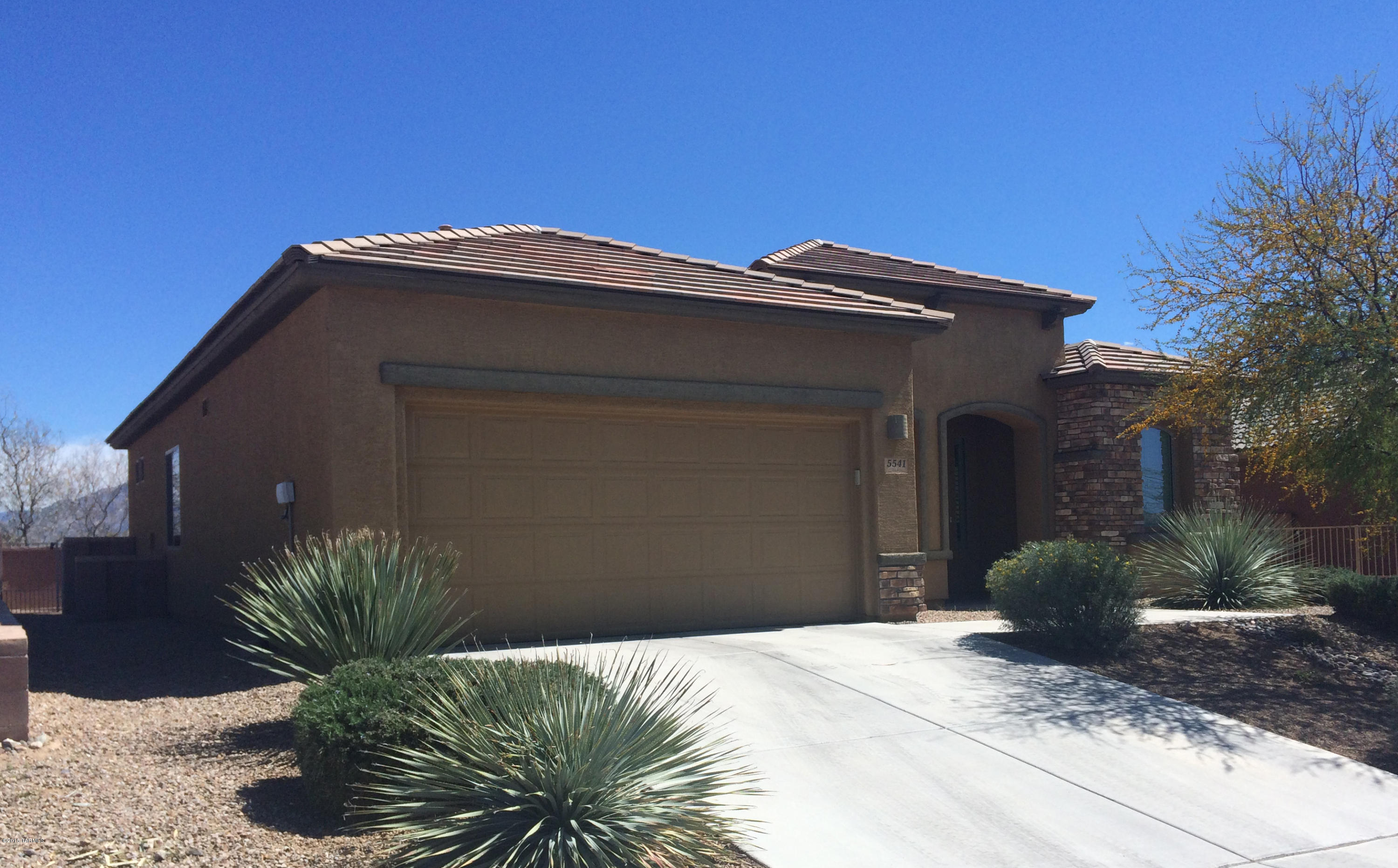 Beautiful age restricted gated community with mountain views from inside and out. Home has high ceilings through out, 2 bedroom with office area with pony wall, 2 car garage.  Tile everywhere except bedrooms. This home is in excellent condition and ready to move into. This floor plan is heavily sought after for winter visitors and for down sizing. Some furnishing can be sold outside of contract if buyer is interested.