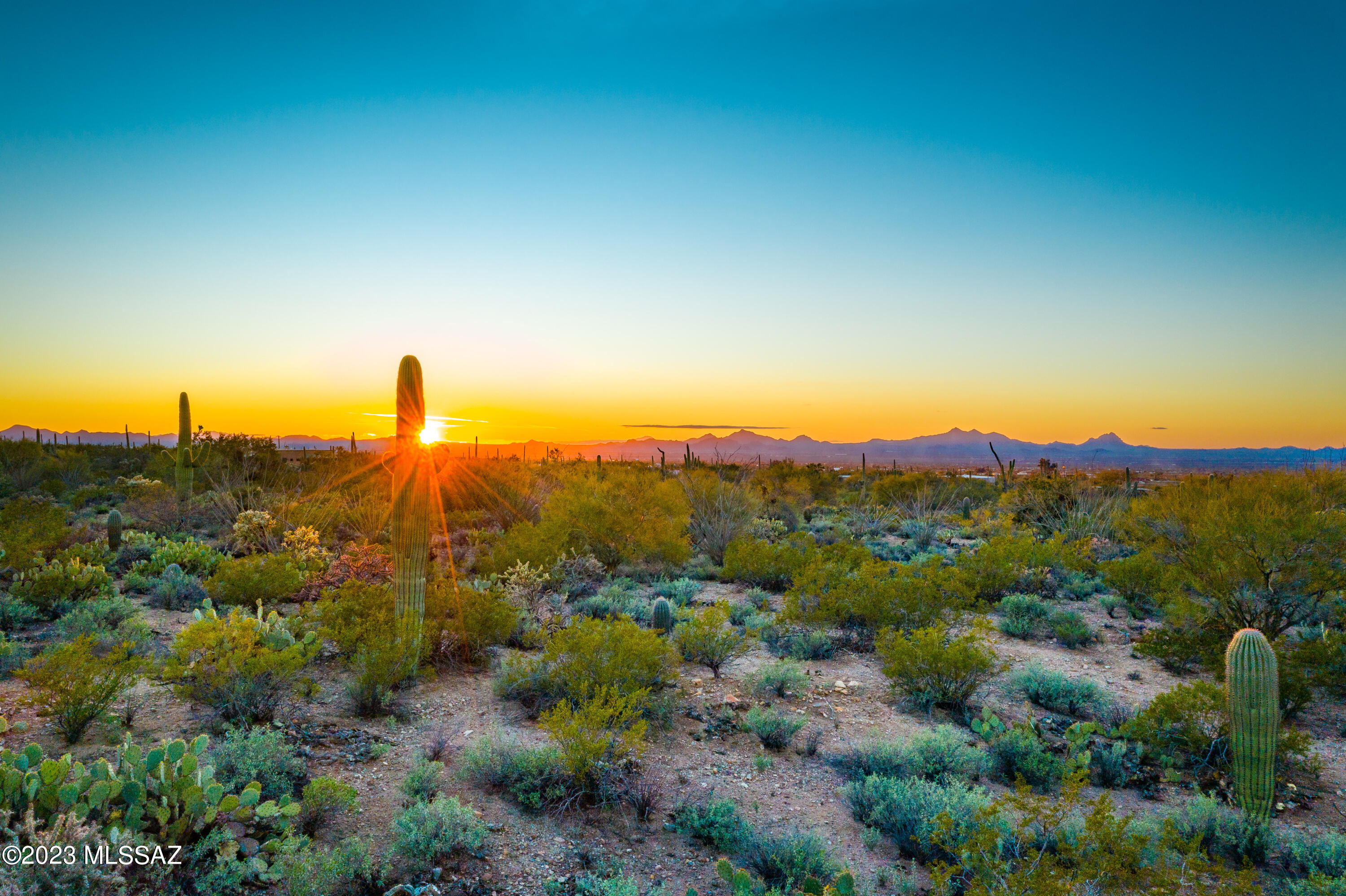 This lot is perfect for your custom home. Sunset and mountain views abound for miles and miles.