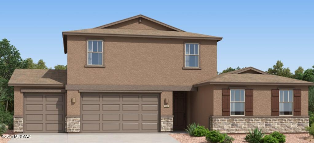Multigenerational living is simple with the Next Gen® suite in this two-story home, featuring a private entrance, living room, kitchen, bedroom and bathroom. The first level of the main home is host to an open concept living and dining space, plus the luxurious owner's suite. A loft and three bedrooms occupy the second level. This home includes upgraded Kitchen Cabinets, Granite Countertops, Luxury Flooring Package and Luxury Bathroom Package. Also included - GE® stainless steal appliances, Rinnai Tankless Water Heater, Granite Countertops, Taexx® built-in pest control system, 2'' faux wood blinds, LED lighting and so much more!