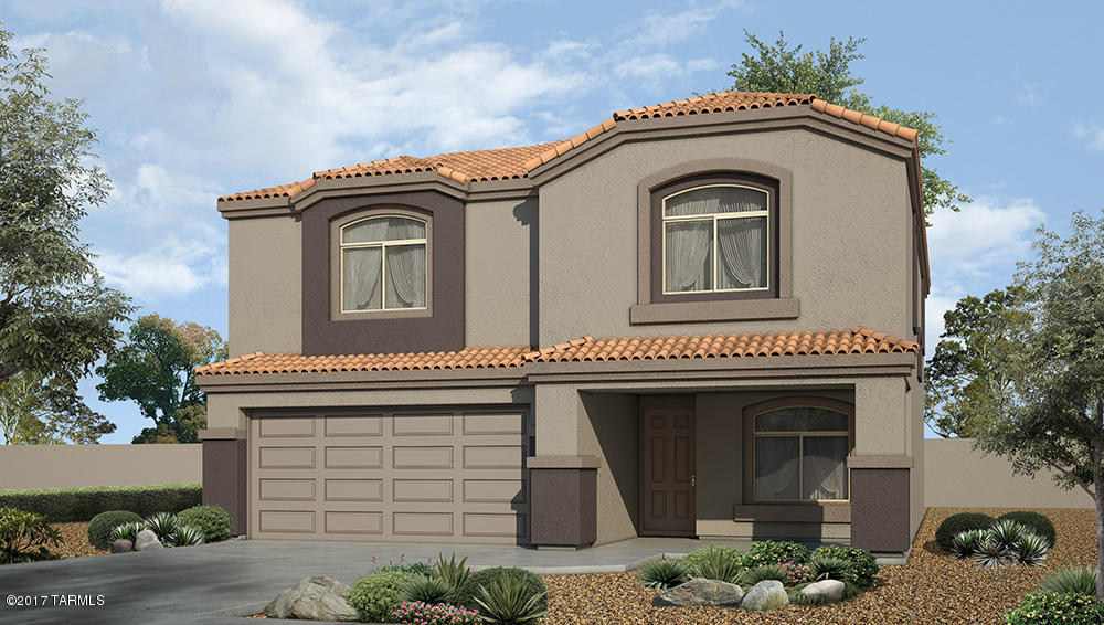 Saguaro Bloom Phase 2 - going quickly!  This is one of the few remaining opportunities!!! The Ranier plan offers an open great room, huge pantry and plenty of room in the yard for a pool.  There are 3 bedrooms upstairs with a loft and laundry room.  Plus finished garage and a tank-less water heater.  Paver driveway completes the curb appeal of your new home ready now!  Brand new construction Energy Star Qualified Home - with a builder warranty.  AMAZING VIEWS of saguaro studded cliffs and stunning sunsets.