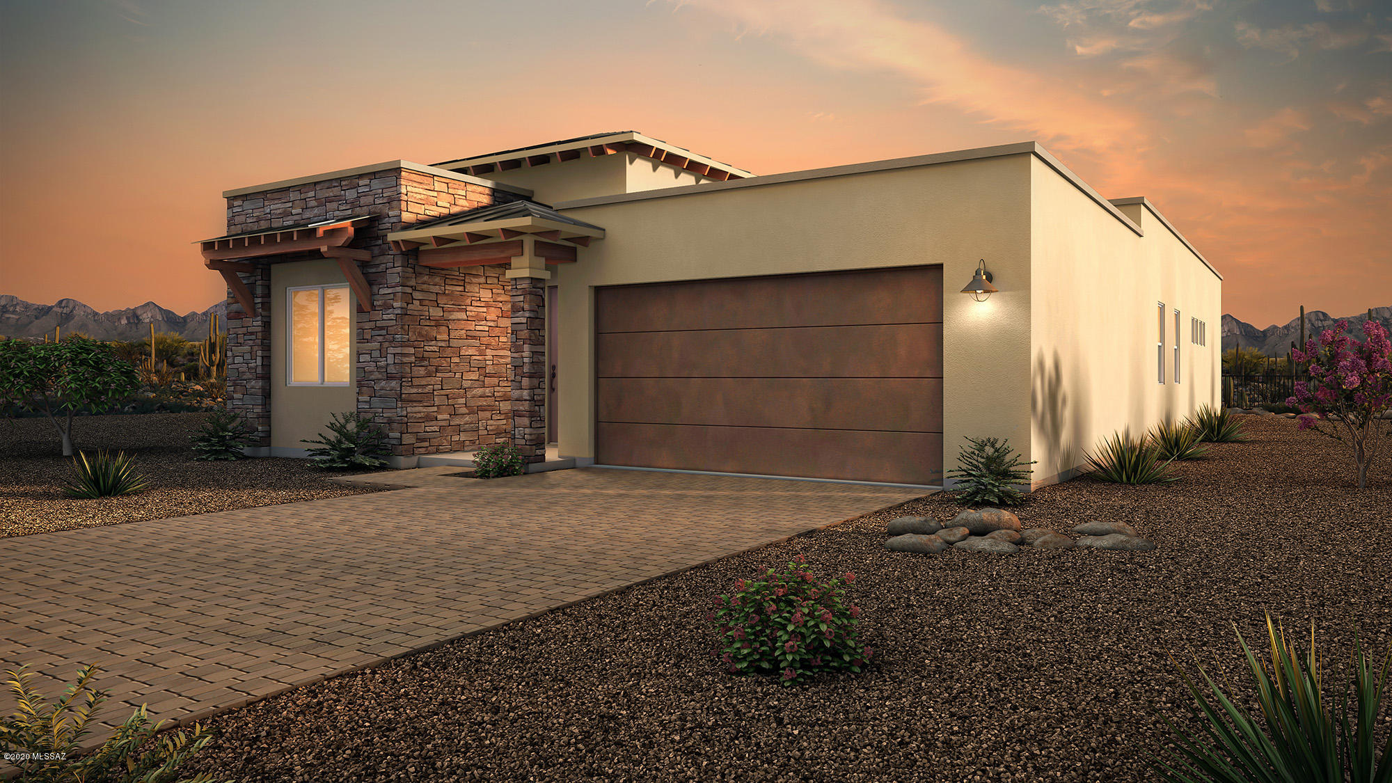 New construction with fantastic mountain views.  Gate community with a private street.