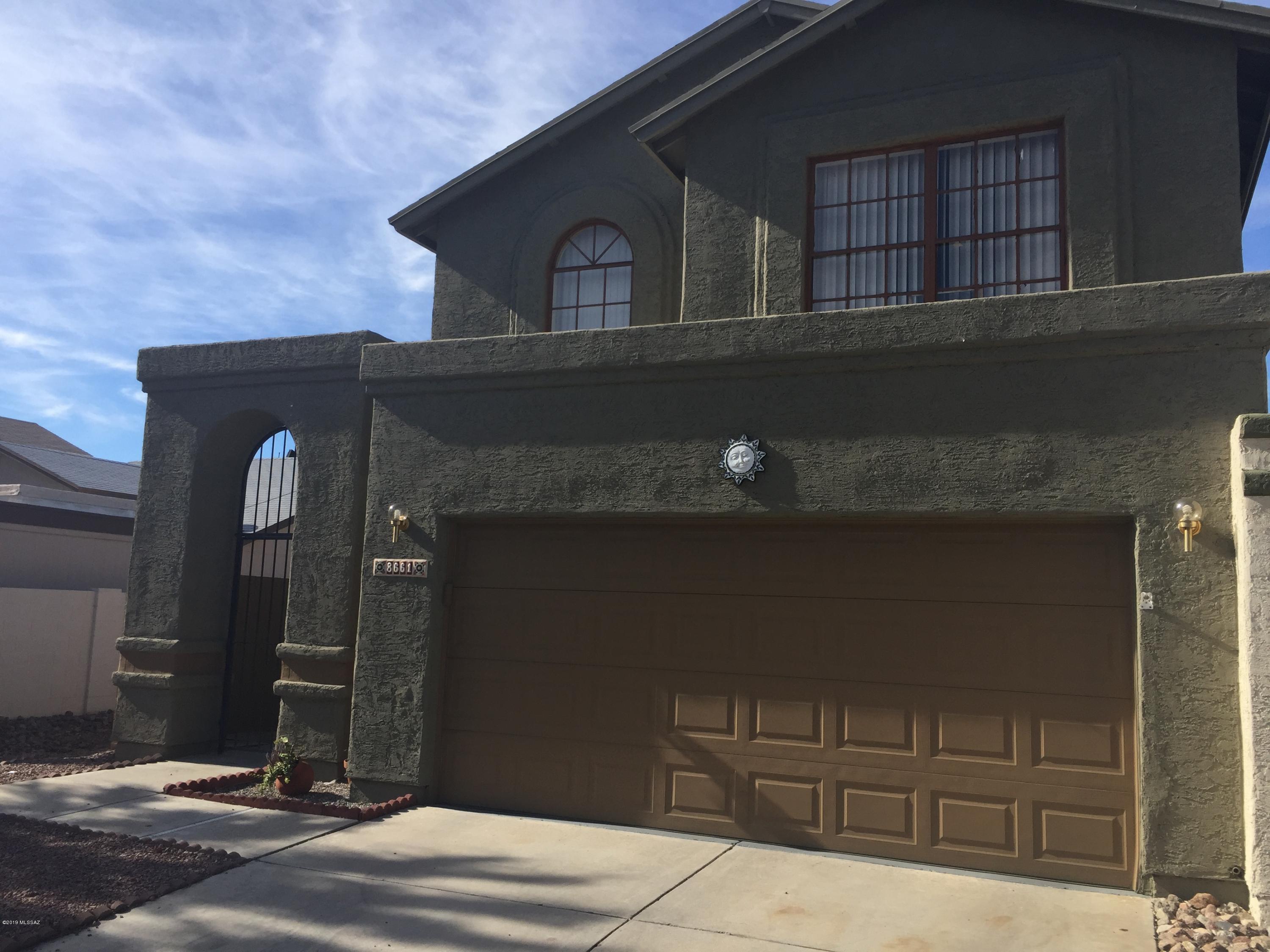 Lovely private courtyard entrance, large fenced backyard. Low maintenance landscape. No neighbors directly behind. Tile and laminate flooring throughout first floor. Community pool and perfectly located near shopping, schools, golf, dining, etc.