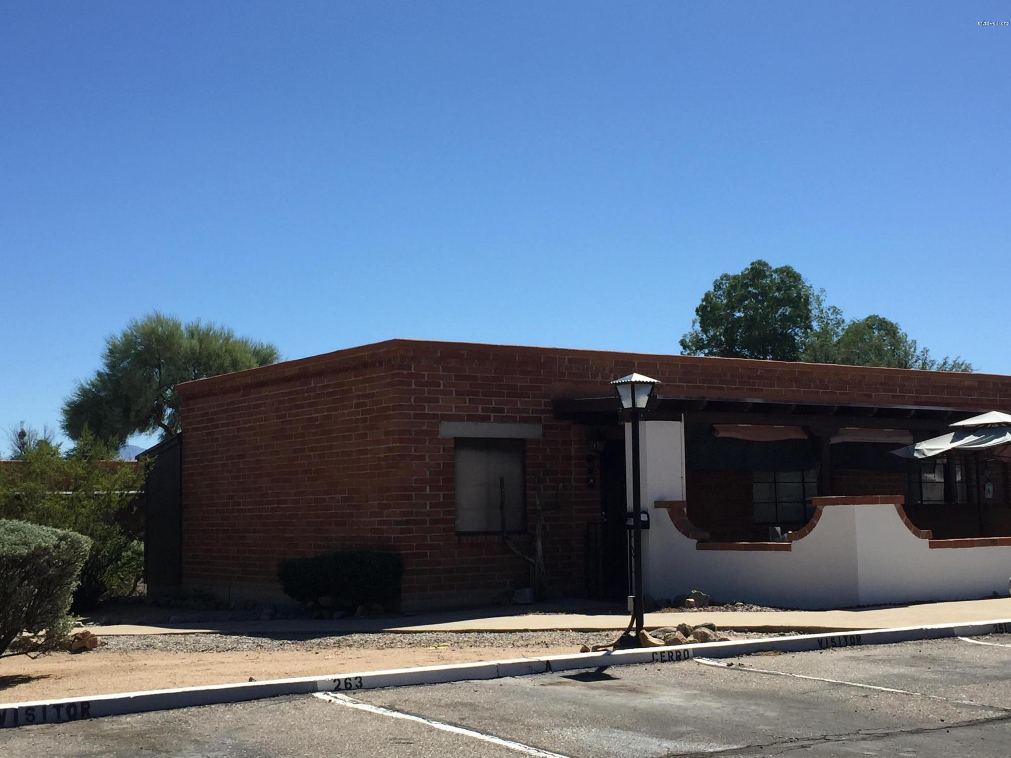 JUST REDUCED!!! Two bedroom converted into 1 bedroom plus den, unit expanded to 780 sq. ft with full size washer and dryer in unit. Corner unit, great view of desert common area. No GVR - but available. This is a must See!