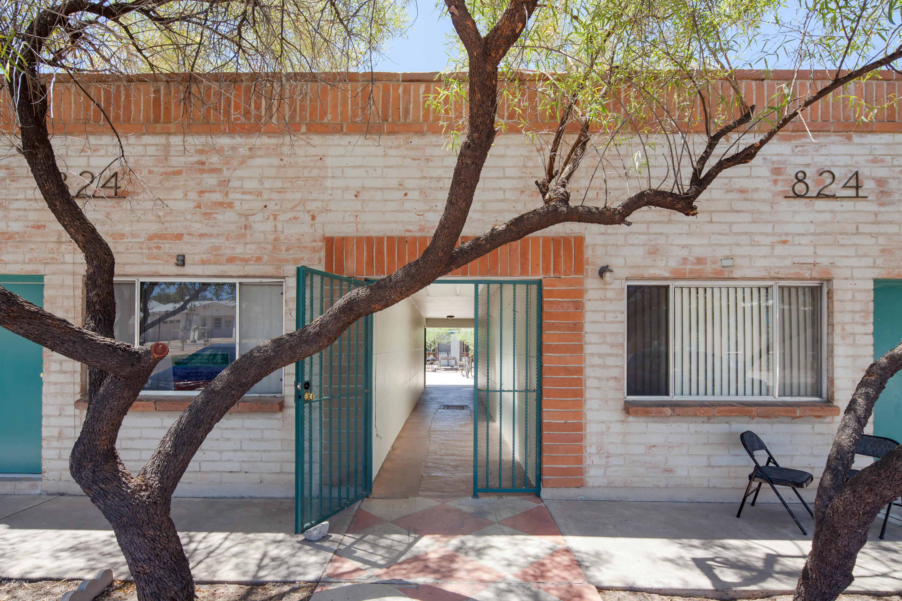 Quaint mid century burnt adobe apartment building just blocks from downtown and the UA. With stained glass skylights at the entries, mature landscaping, and a newly remodeled court yard with laundry and picnic area, the property exudes historical character and charm. 

Ideal location attracts both students and downtown renters. Rents are still low with lots of room to go up market with ever increasing demand for apartments near downtown and the UA. 

Many units have been updated over the years. New wood grain vinyl and new carpeting in every turn in the last 2 years, have recently updated several of the kitchens with brand new cabinetry and appliances.

Stable and almost always fully rented, this is an excellent cash flow property as is, but also presents great value add potential.