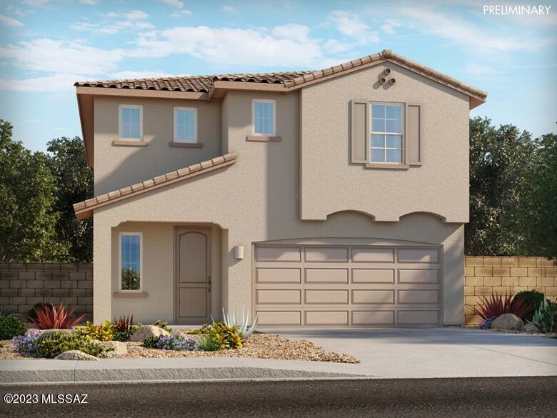 Brand new, energy-efficient home available by Apr 2024! Turn the kids loose in the second-story loft while you entertain in the open-concept kitchen and great room. Umber cabinets with shaded grey granite countertops, wood-look tile flooring with multi-tone carpet in our Elemental package. Visit Sonora at Entrada del Pueblo and explore new homes in Sahuarita, Arizona. This community features five floorplans and offers extensive amenities including a splash pad, pools, walking and biking trails, and a safari park with convenient access to I-19 and major employment centers. We also build each home with innovative, energy-efficient features that cut down on utility bills so you can afford to do more living.*  Each of our homes is built with innovative, energy-efficient features.