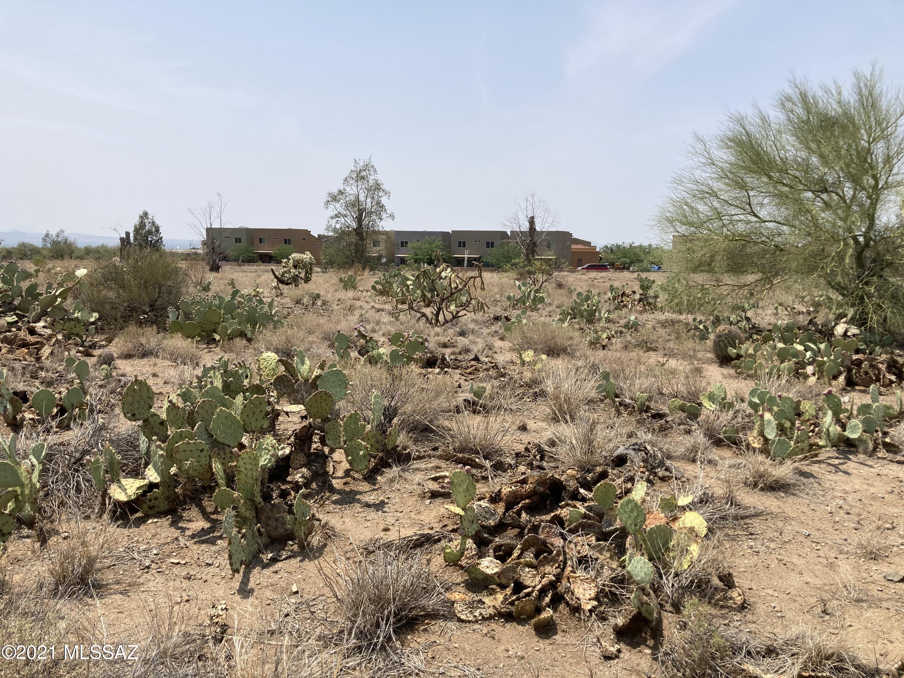 Site built homes area of New Tucson - Corona De Tucson - undeveloped area - platted and roads scrapped ready for infrastructure and development
