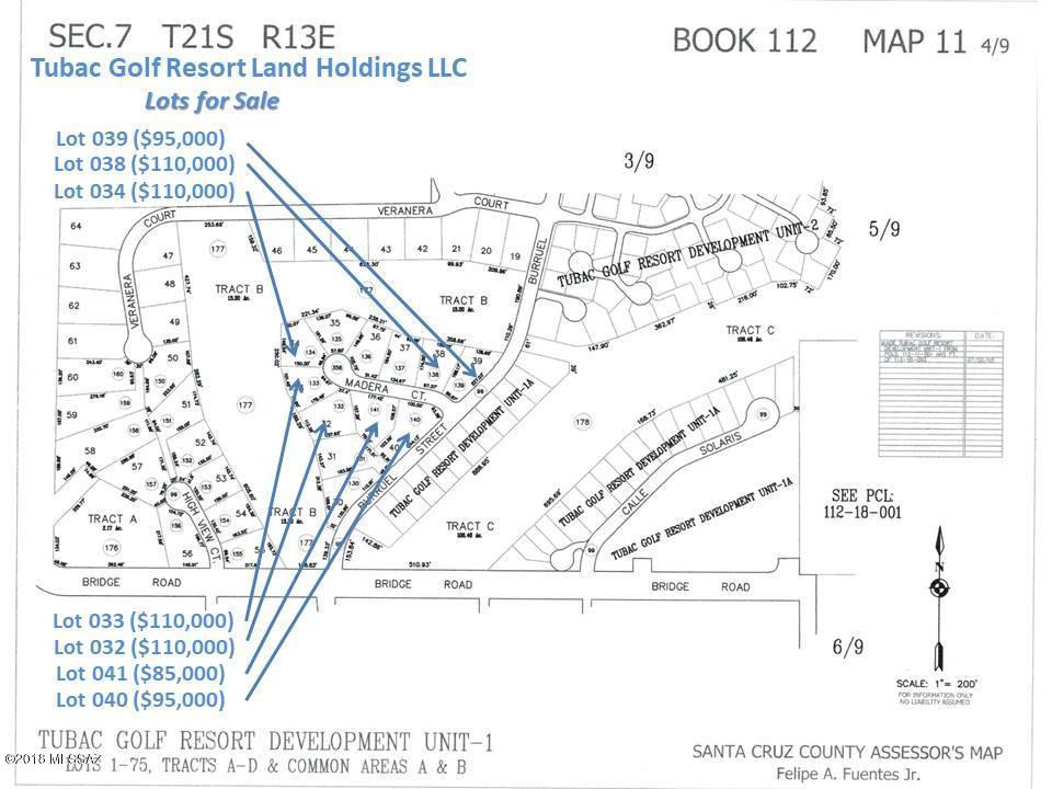 Tubac Golf Resort Development - Land