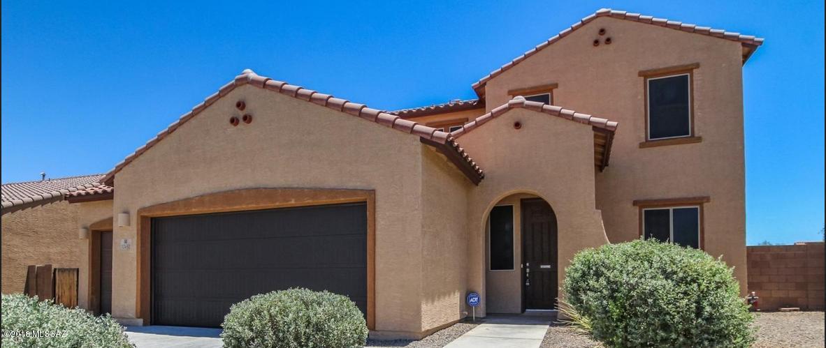 A Must See! This 5 large bedrooms, 3 full baths & 3 car garage w/ a new full interior paint. Step into this beautiful home w/ upgraded tile flooring through the living room into an upgraded Gourmet Kitchen great for entertaining. Upgraded cabinets, granite counter tops, stainless steel appliances, double oven & large pantry. Through the laundry room you will step into the 3-car garage with upgraded epoxy floor throughout & plenty of shelving. Upstairs a large loft, perfect for extra play area, game room or theater room. Huge master suite w/ an amazing mountain view & generous closet. The master bathroom has dual sinks, separate shower/tub and tile throughout. Step out the large glass slider doors to a clear refreshing pool, small turf area and large gravel space for endless possibilities!