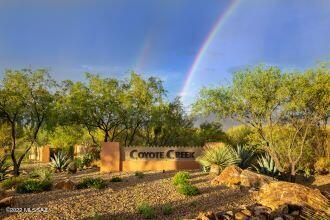 Gated neighborhood! Outstanding views situated on 2 acres in the master planned community of Coyote Creek. Become the newest member of this elite neighborhood. Equestrian center, recreation center, miles and miles of dedicated trails. 2 miles from the Arizona Trail, 25 minutes to major employers.