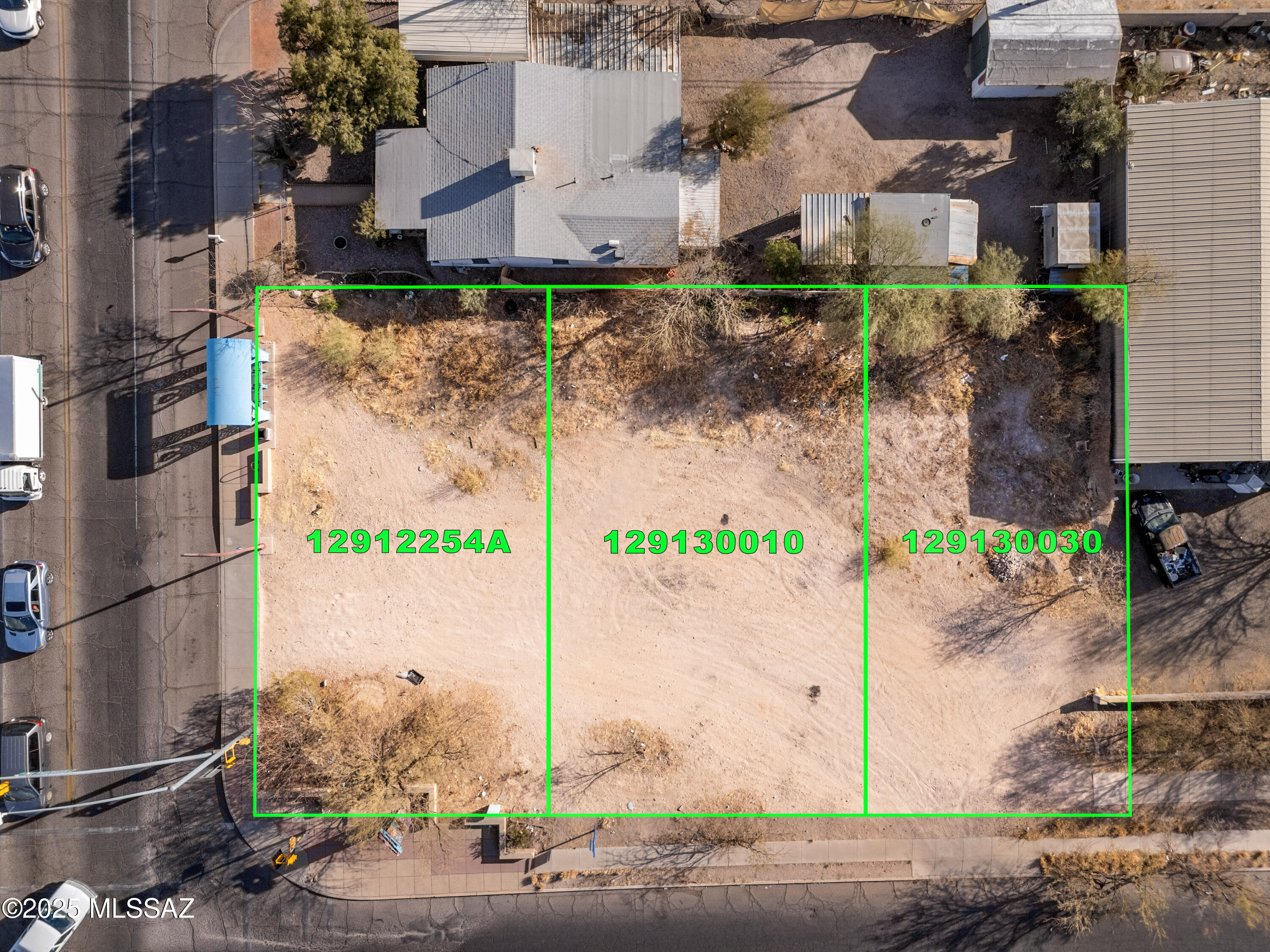 Seize this incredible opportunity to own a high-visibility commercial lot! Situated at the bustling corner of Park Ave and Silverlake Rd, this .3028 acre property consists of three contiguous lots, offering endless possibilities for investors, developers, or business owners. Prime corner location with high traffic visibility, flat and ready-to-build with easy access to utilities, and minutes from I-10, Downtown Tucson, and major employers! Don't miss out on this rare development opportunity in a rapidly growing area!