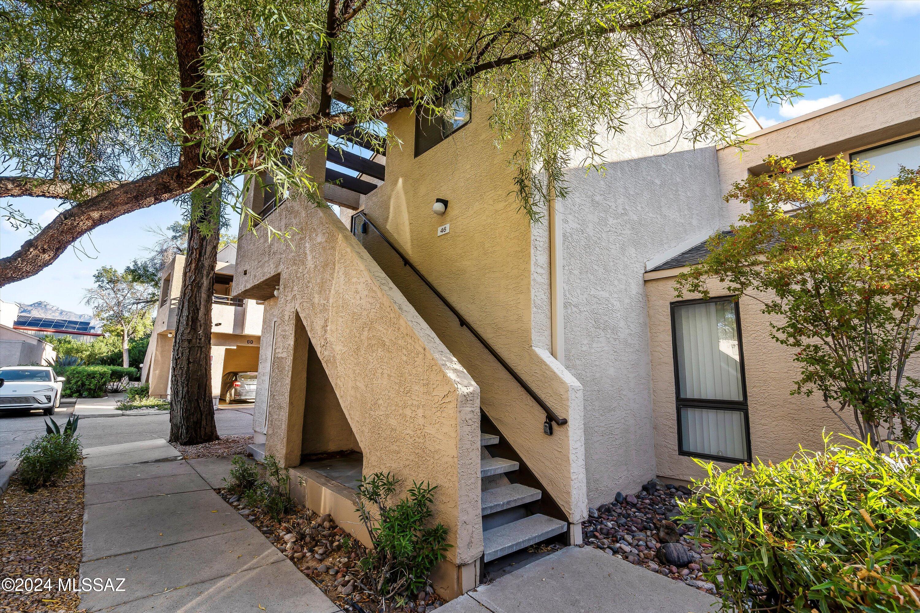Come take a look at this 2nd story condo located in the Coronado Place Condominiums along the Tanque Verde Corridor. Charming 2 bedroom, 1 bathroom condo with dedicated carport space. Bright, inviting living room offers a space to relax or entertain. Primary bedroom is spacious with access to balcony to create a relaxing outdoor space. Community includes sparkling pool and spa for residents enjoyment. Don't miss out on this great opportunity to be close to Udall Park, shopping, restaurants, and entertainment.