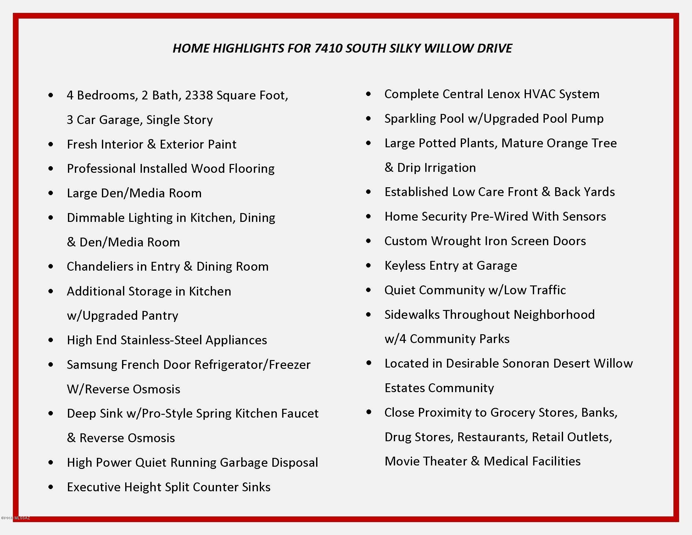Desert Willow Estates (233-337, 340-353) - Residential