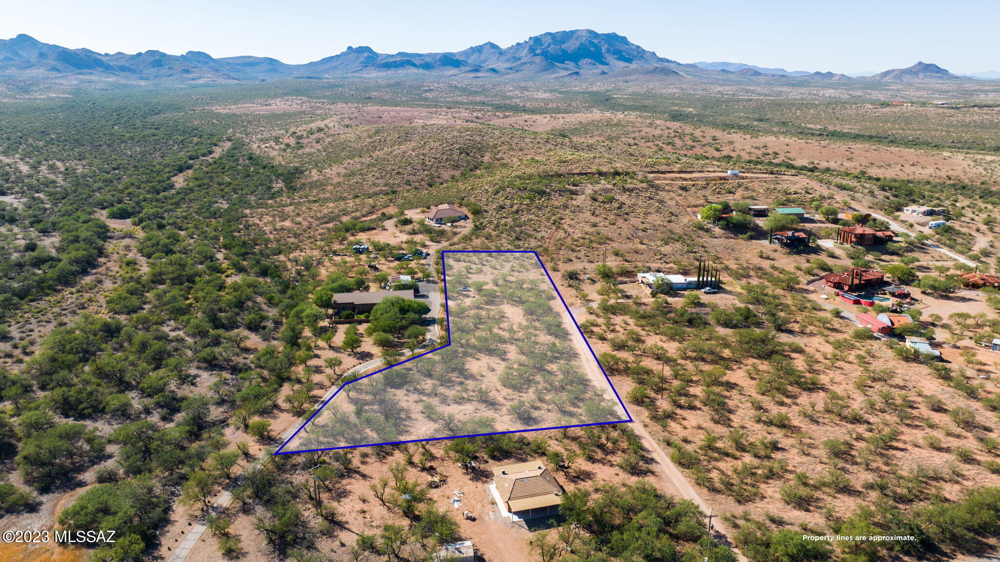Beautiful desert acreage with mountain views in Tubac! No HOA! Build your dream home nestled among the mesquite trees or it could be your next investment. Shared well and additional essential utilities located nearby. Paved access makes this a convenient location. Experience the desert and rural lifestyle Tubac has to offer. Come view this beautiful desert acreage on the west side today before it's gone!