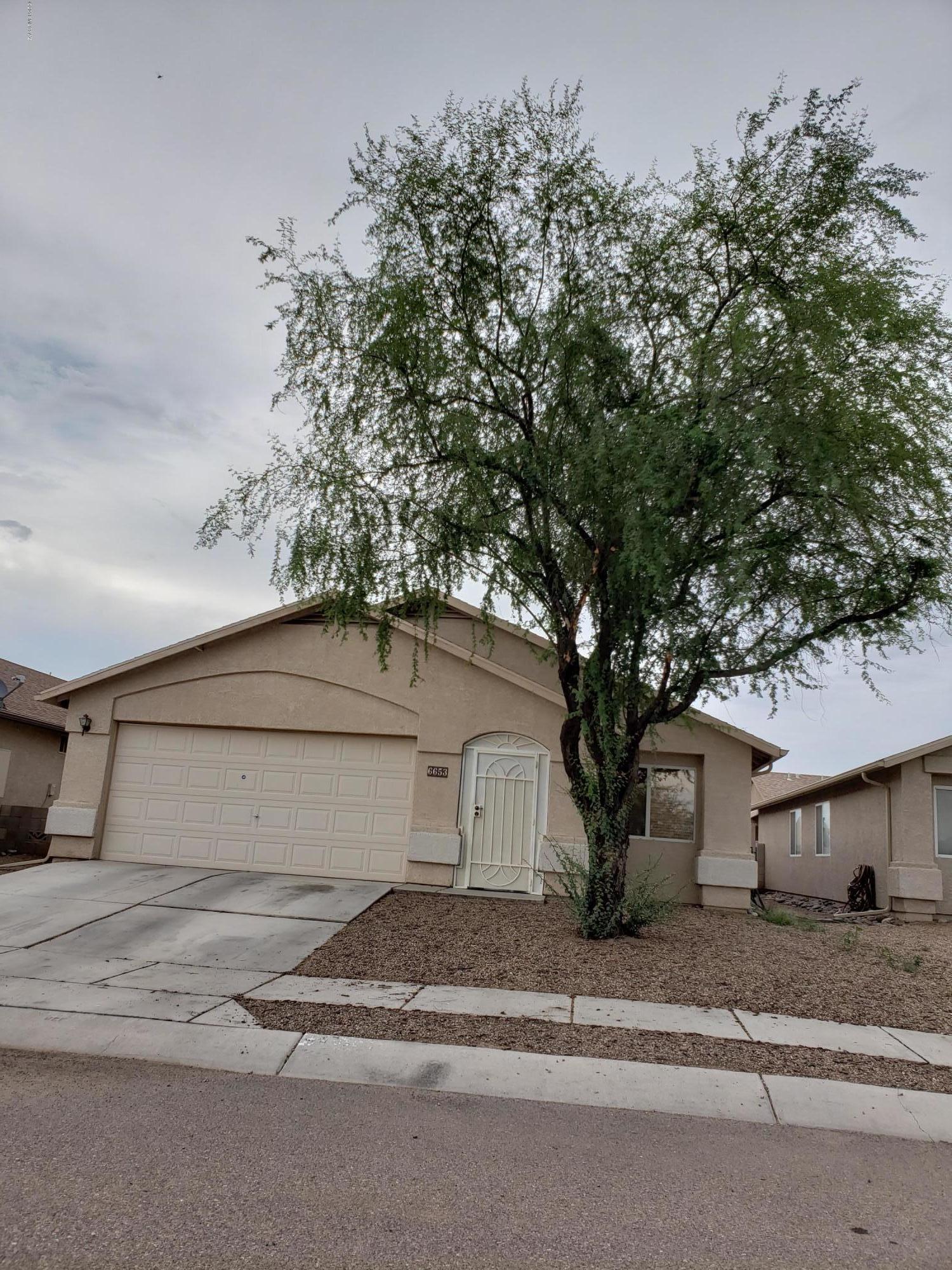 Enjoy the open spaces and beautiful sunsets with no house in front!  This beautiful 3 bedroom/2 bath home features nice formal living room/dining room which would make an ideal office space.  It also has 2nd living room/dining room which can be great play space.  Conveniently located close to shopping, Pima CC Desert Vista campus and so much more.