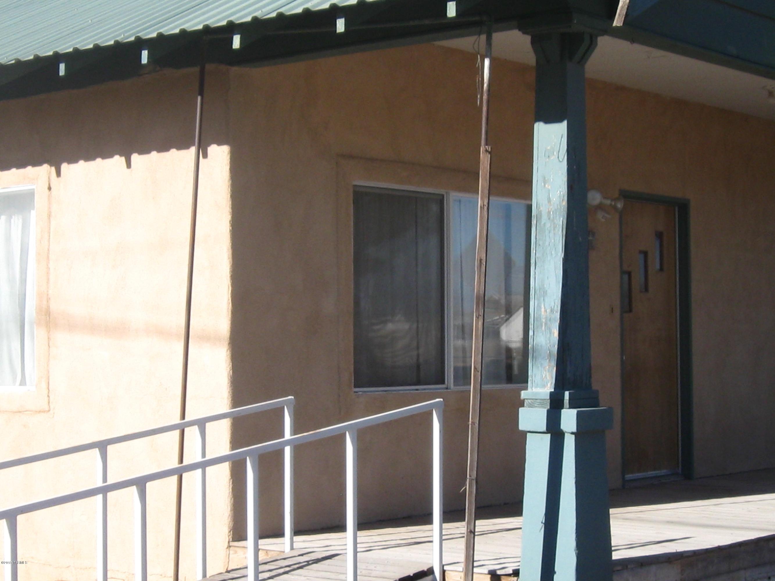 Perfect for a Wine Tasting Room! Possible starter or retirement home in the Historical area of Willcox, totally re-modeled in 2005 including all utilities and HVAC.  Huge LR with dining area, remodeled kitchen with nice cabinets.  Large laundry room that joins a big utility room and separate storage room.  Convenient to downtown.  Owners will add the chain link fence in the back to separate the home from the dwelling in the back.