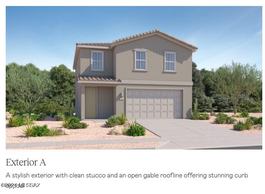The first floor of this new two-story home is host to an open-concept floorplan shared between the kitchen, dining room and family room. A nearby patio is ready for outdoor entertainment and leisure. On the second floor, four bedrooms surround a versatile loft, including the luxurious owner's suite with a full-sized bathroom and walk-in closet. Our homes come with the Rinnai Tankless Water Heaters, Smart Thermostats, Post-Tension Foundation, Radiant barrier roof decking, 2'' Faux Wood Blinds and more!
